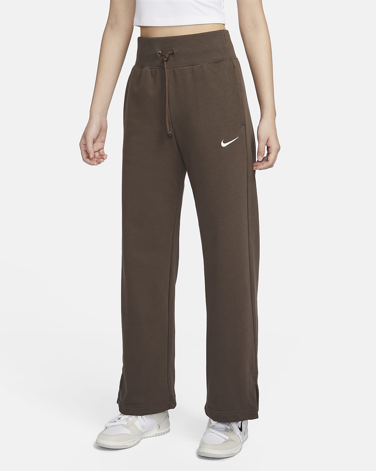 Nike Sportswear Phoenix Fleece Women's High-Waisted Wide-Leg French Terry Sweatpants