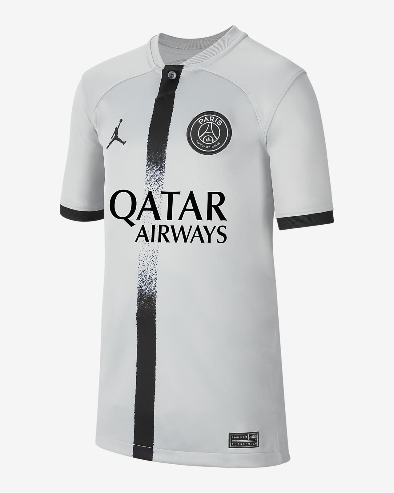 Ποδοσφαιρική φανέλα Nike Dri-FIT εκτός έδρας Παρί Σεν Ζερμέν 2022/23 Stadium για μεγάλα παιδιά
