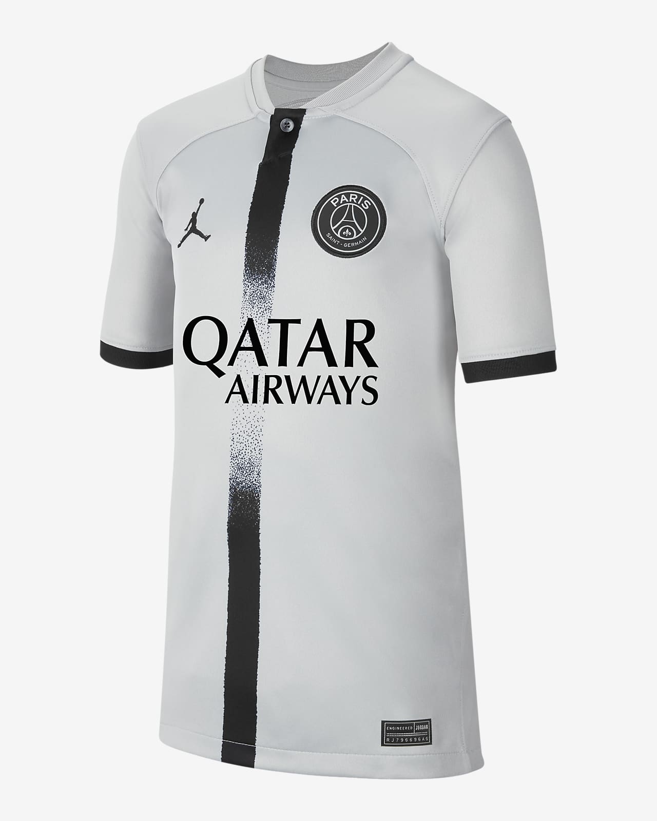 Koszulka piłkarska dla dużych dzieci Nike Dri-FIT Paris Saint-Germain Stadium 2022/23 (wersja wyjazdowa)