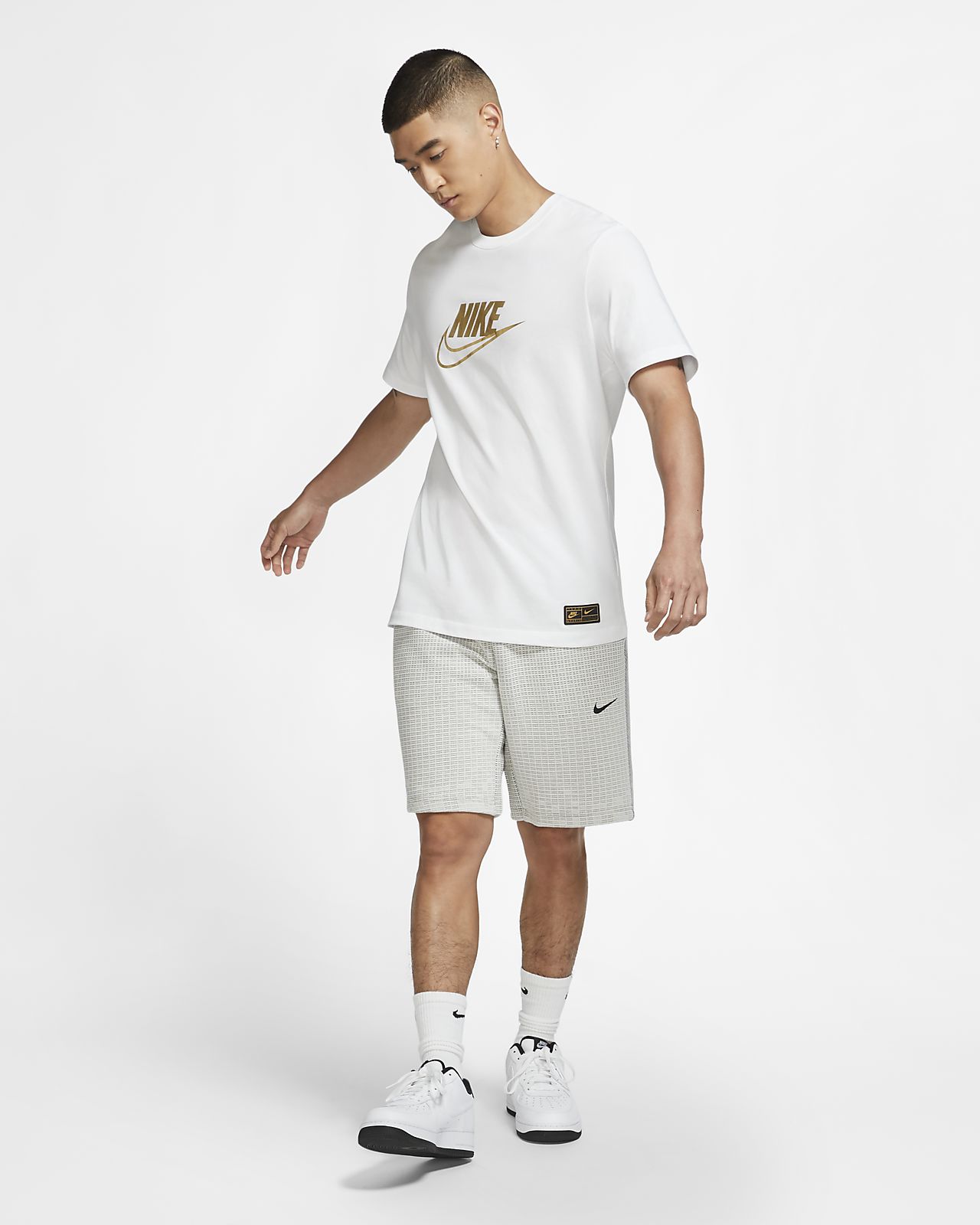 nike metallic shorts