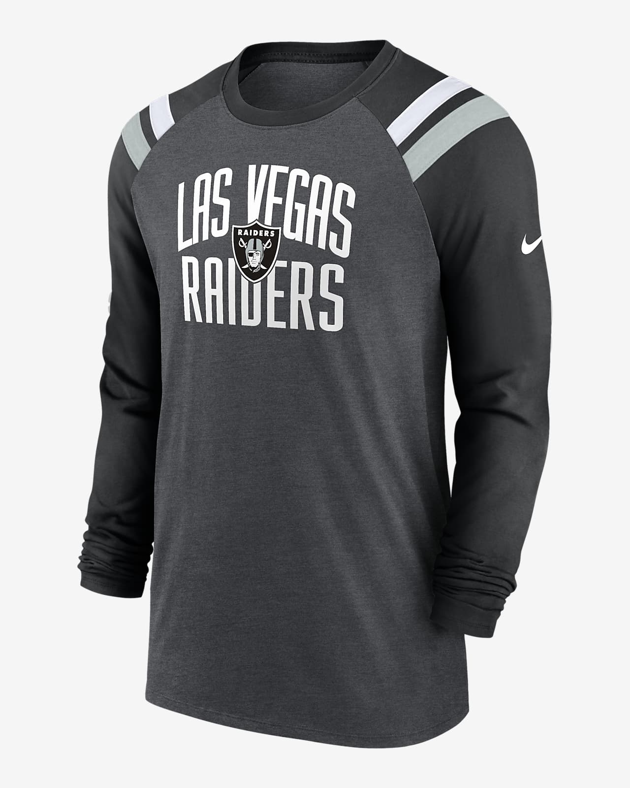 Playera de manga larga para hombre Nike Athletic Fashion (NFL Las Vegas Raiders)