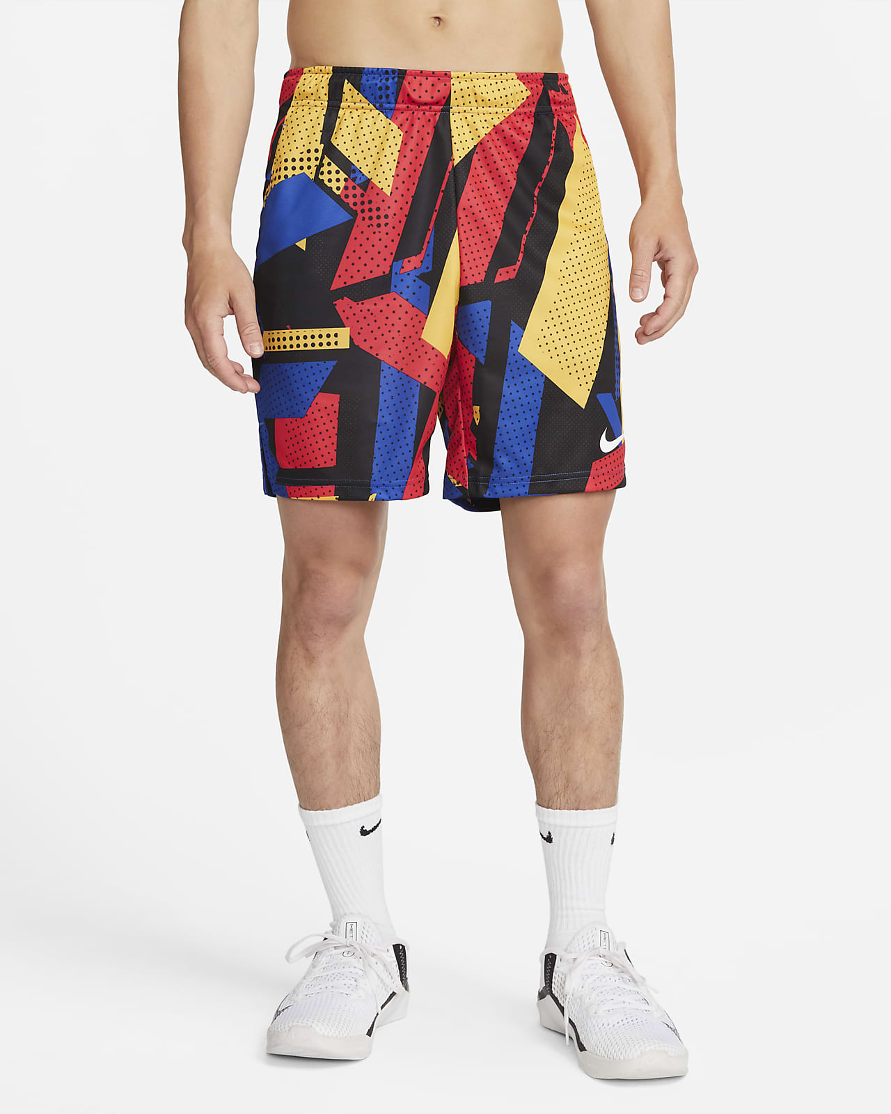 Nike Dri-FIT Men's Knit Allover Print Training Shorts