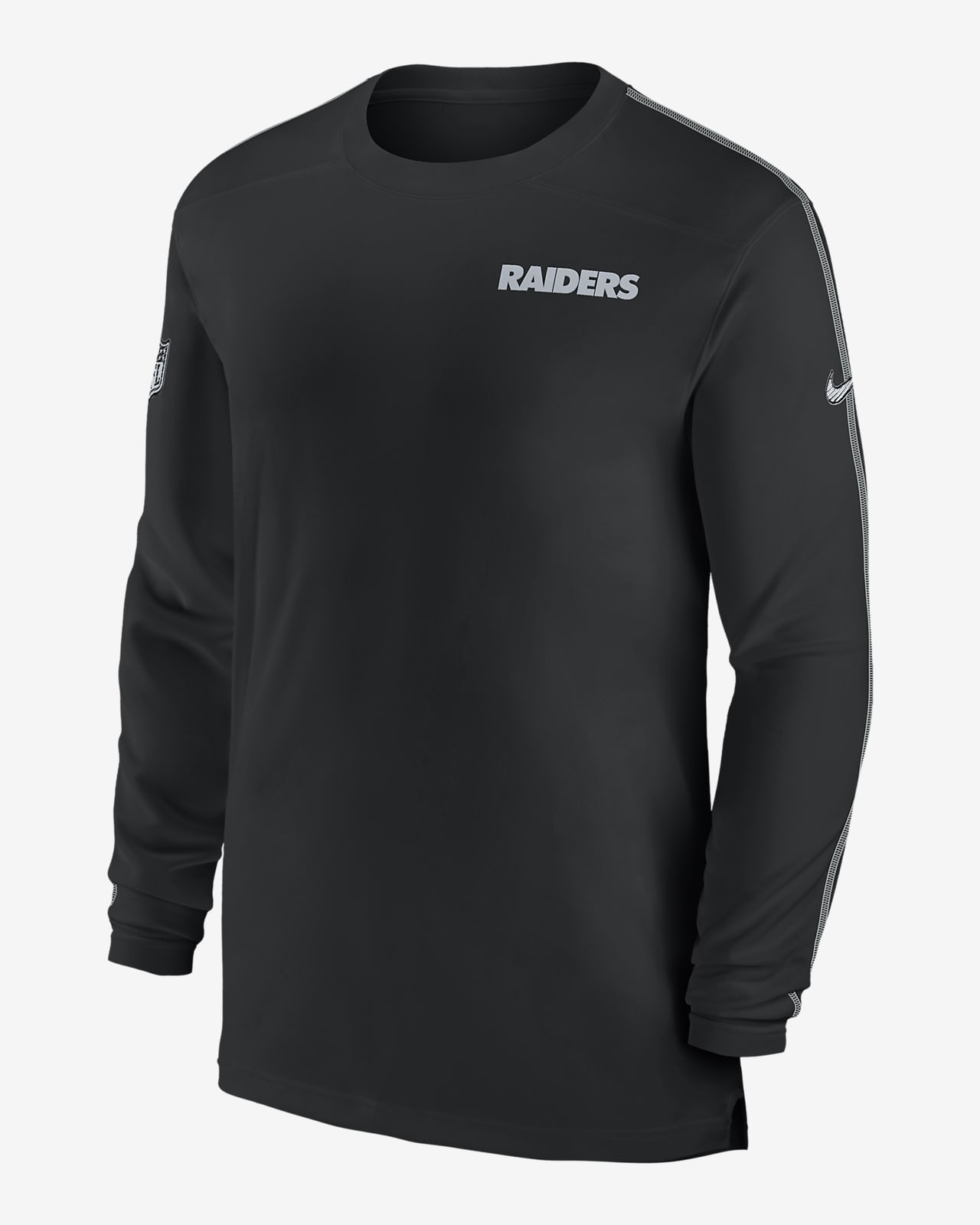 Las Vegas Raiders Sideline Coach Men's Nike Dri-FIT NFL Long-Sleeve Top
