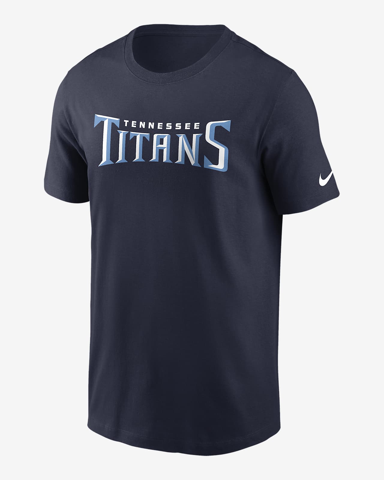 Tennessee Titans Primetime Wordmark Essential Men's Nike NFL T-Shirt