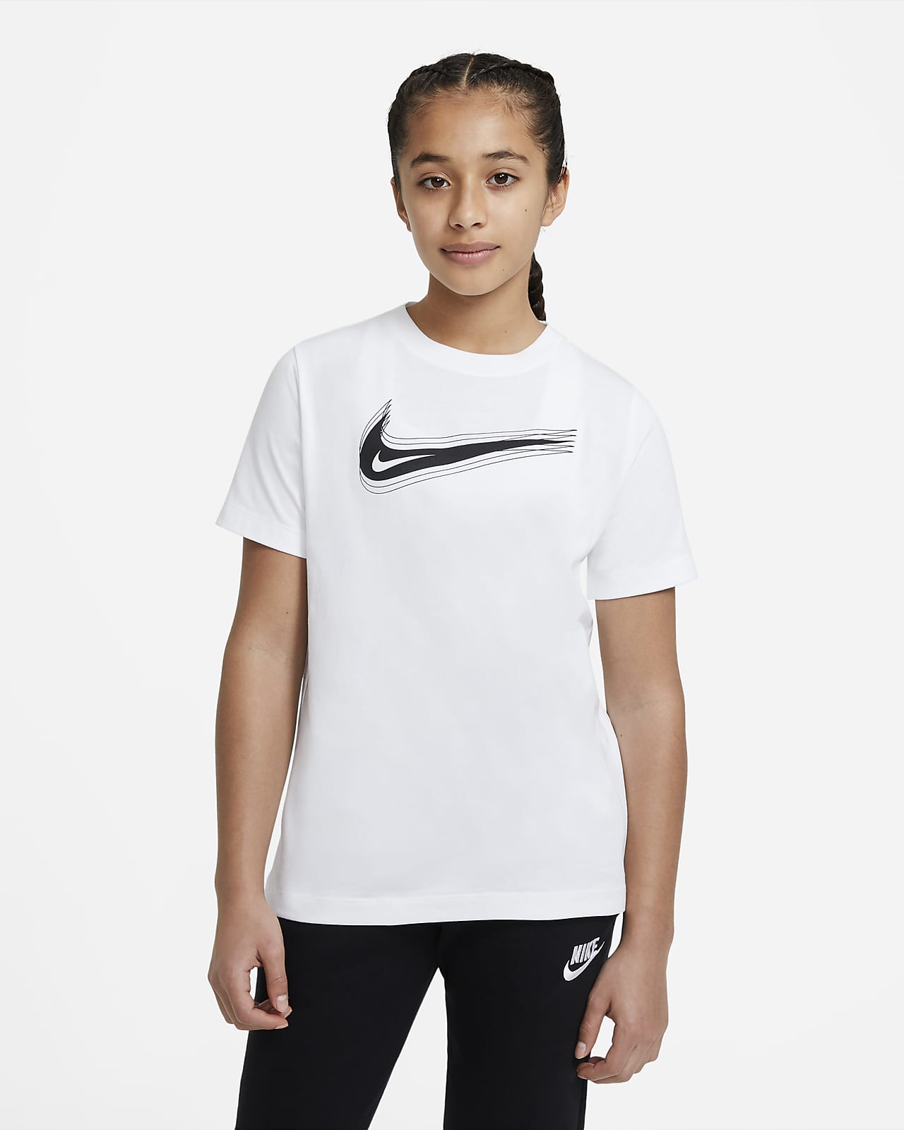 T-shirt dla dużych dzieci Swoosh Nike Sportswear