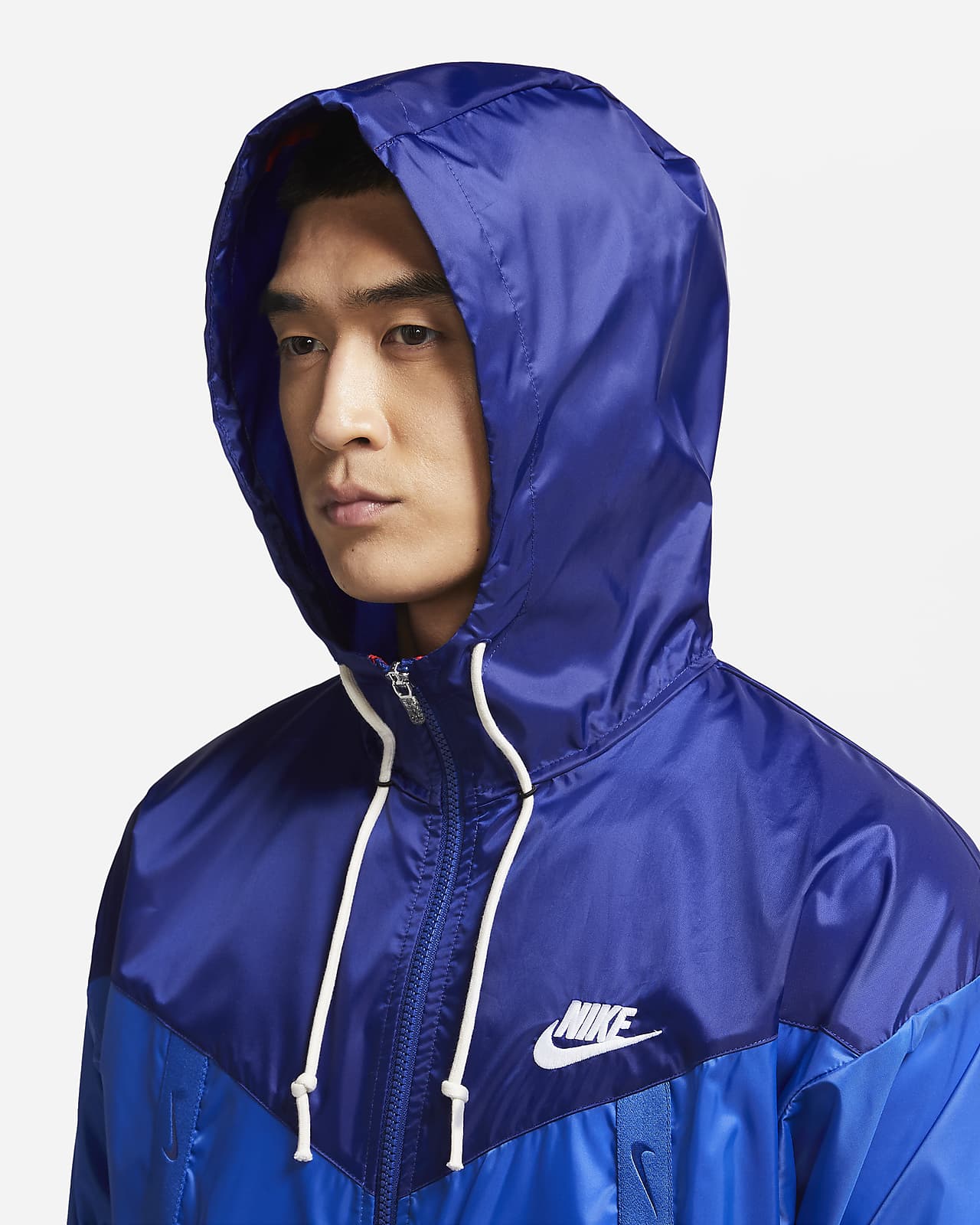 royal blue nike windbreaker