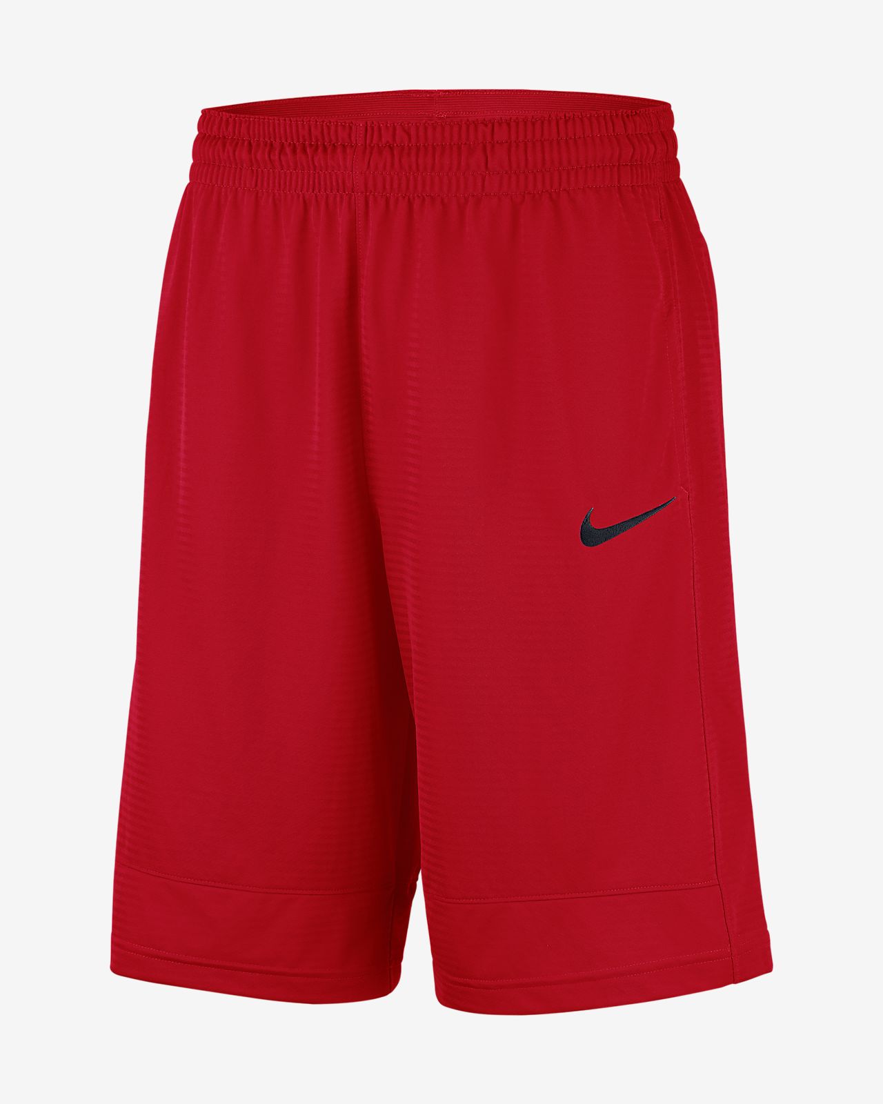 red nike shorts