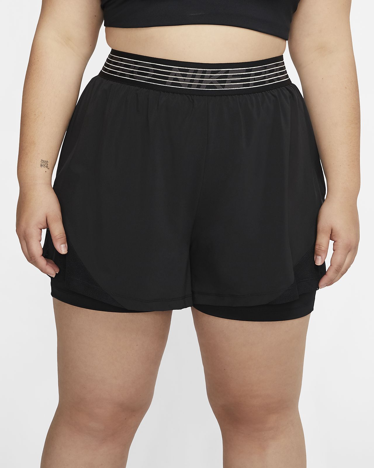 plus size training shorts