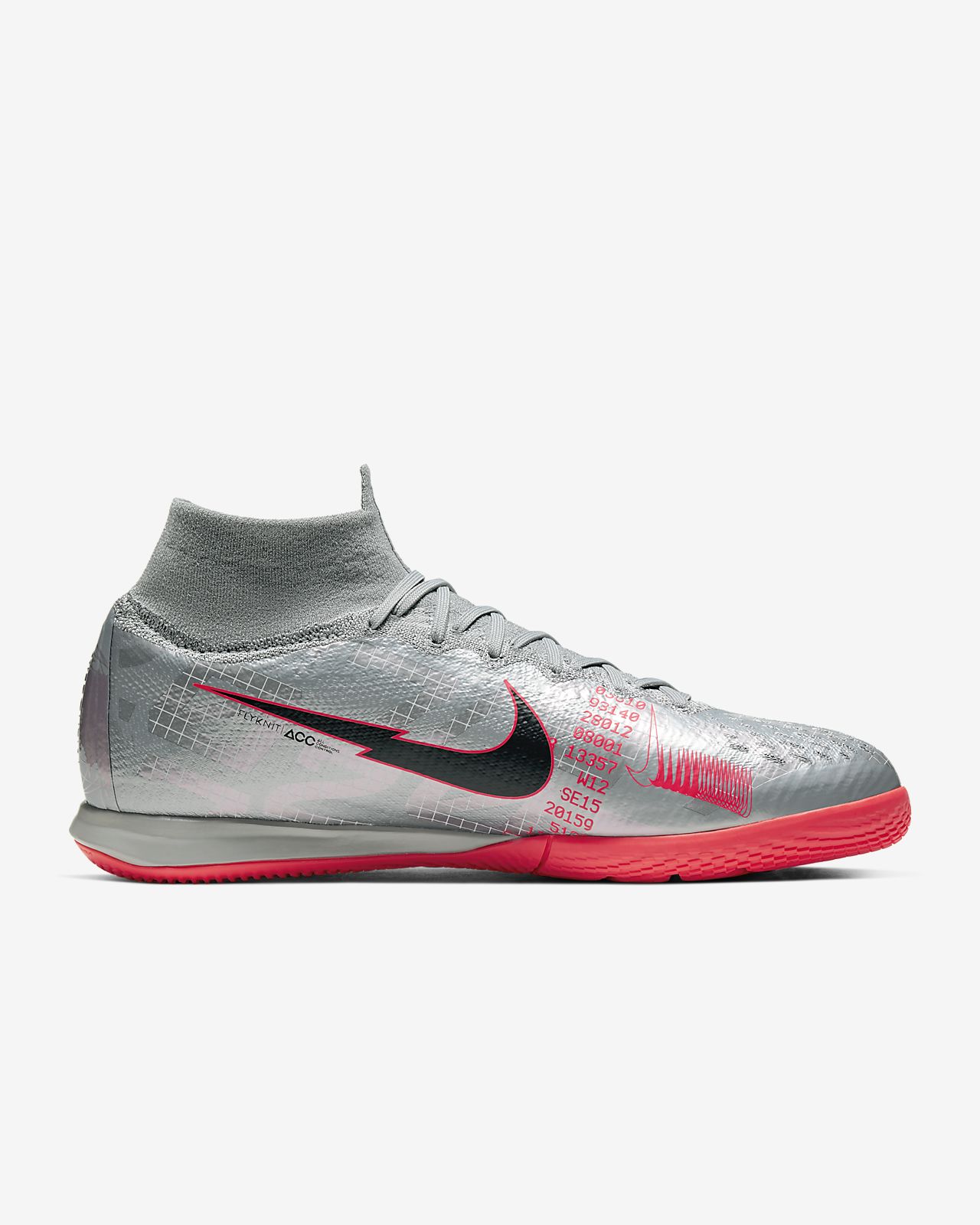 Nike Superfly 6 Elite Fg Wolf Gray Red Size 9.5 Oly for sale.