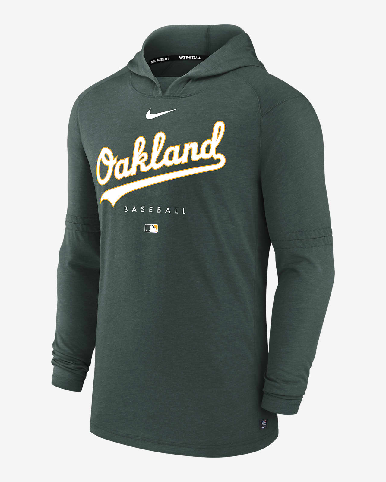 Nike Dri-FIT Early Work (MLB Oakland Athletics) Men's Pullover Hoodie