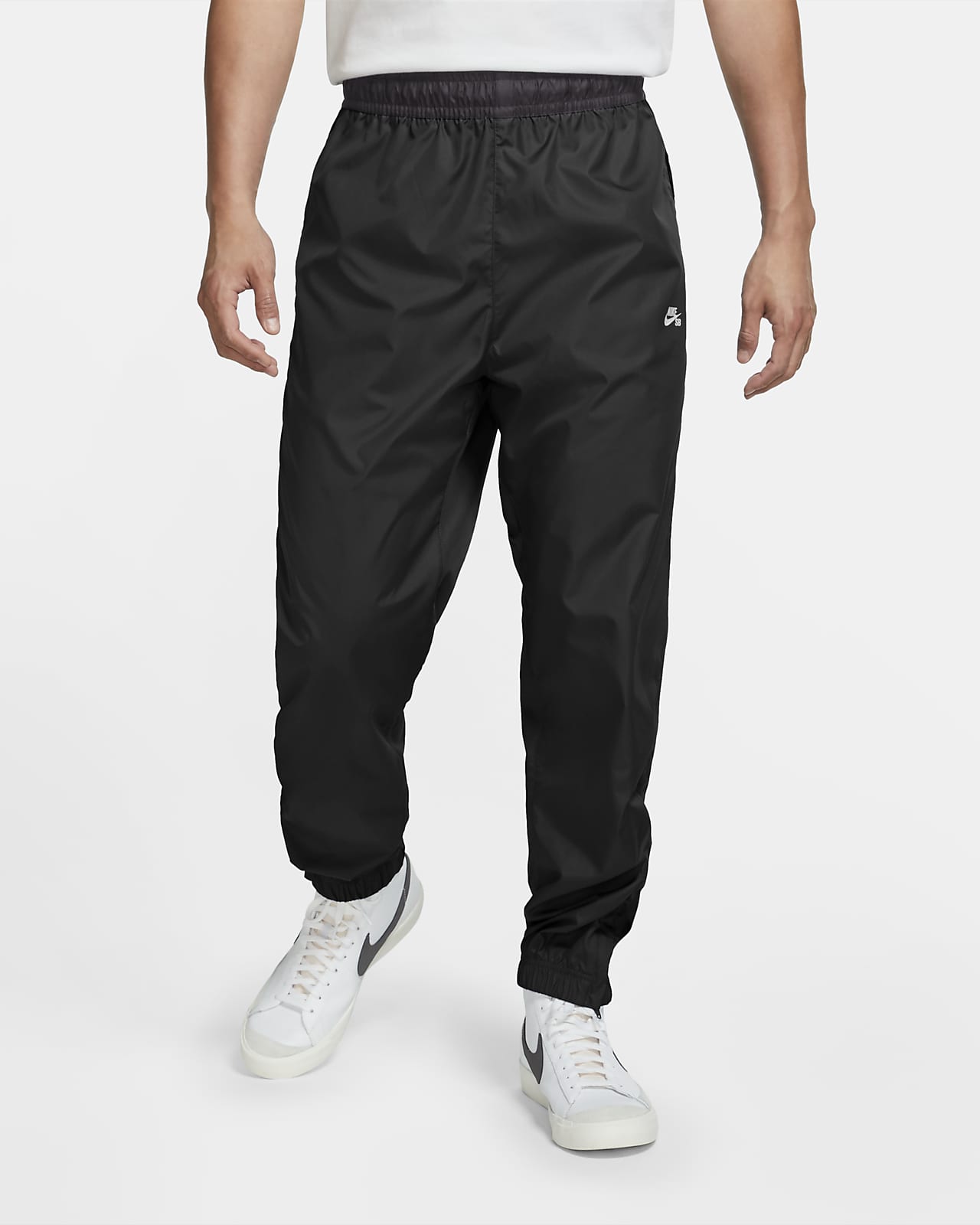 nike striped track pants