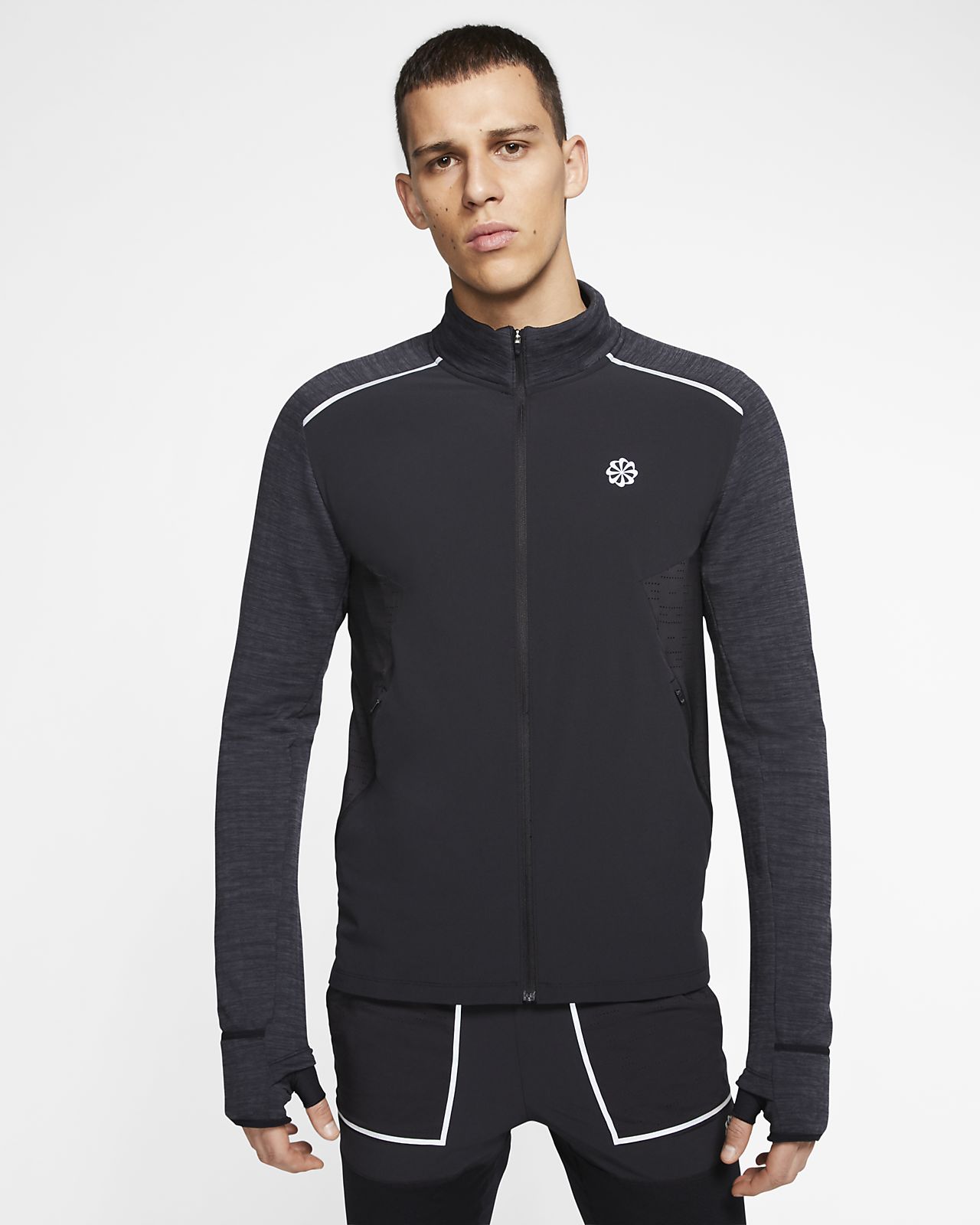 nike mens long sleeve running top