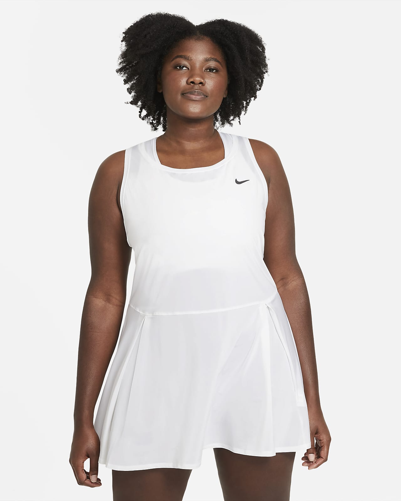 NikeCourt Dri-FIT Advantage Tenniskleid für Damen (große Größe)