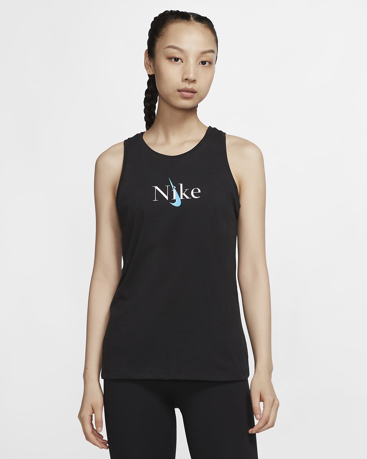 nike logo tank