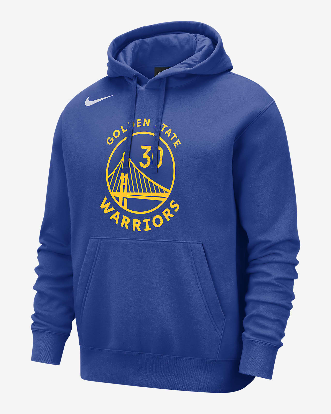 Sweat à capuche Nike NBA Golden State Warriors Club pour homme