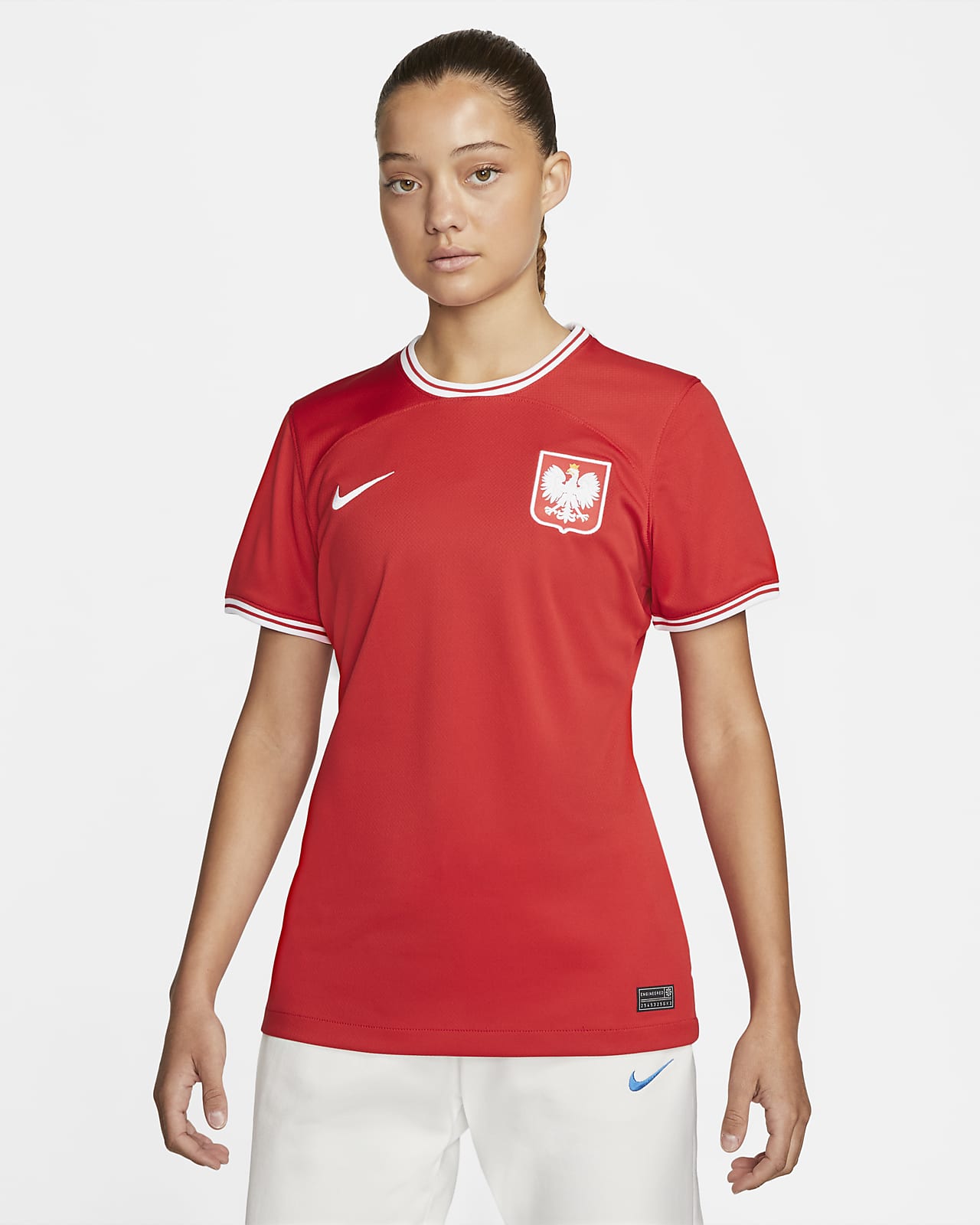 Fotbollströja Polen 2022/23 Stadium (bortaställ) Nike Dri-FIT för kvinnor