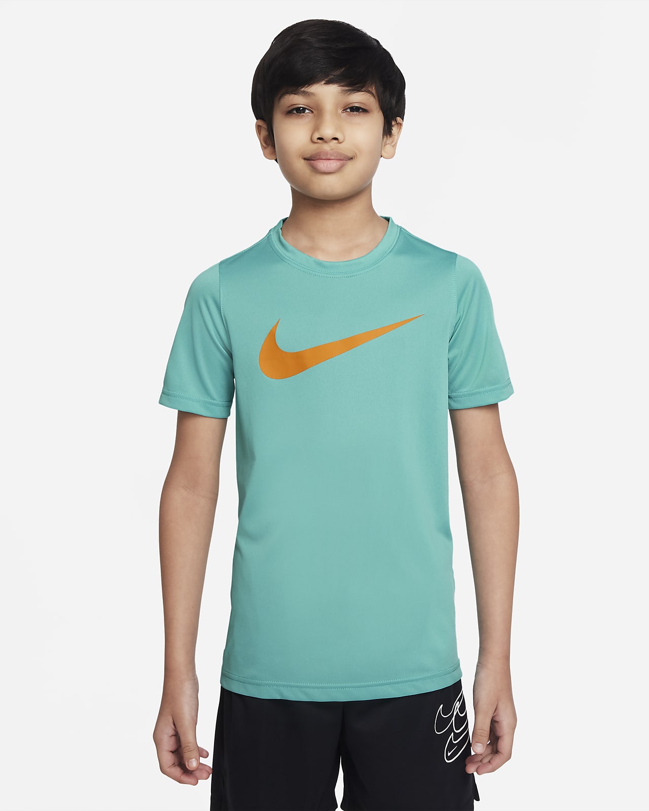 Nike Dri-FIT Big Kids' Swoosh Training T-Shirt. Nike.com