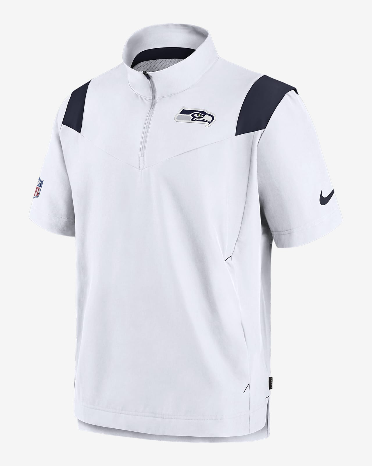 Nike Sideline Coach Lockup (NFL Seattle Seahawks) Men's Short-Sleeve Jacket
