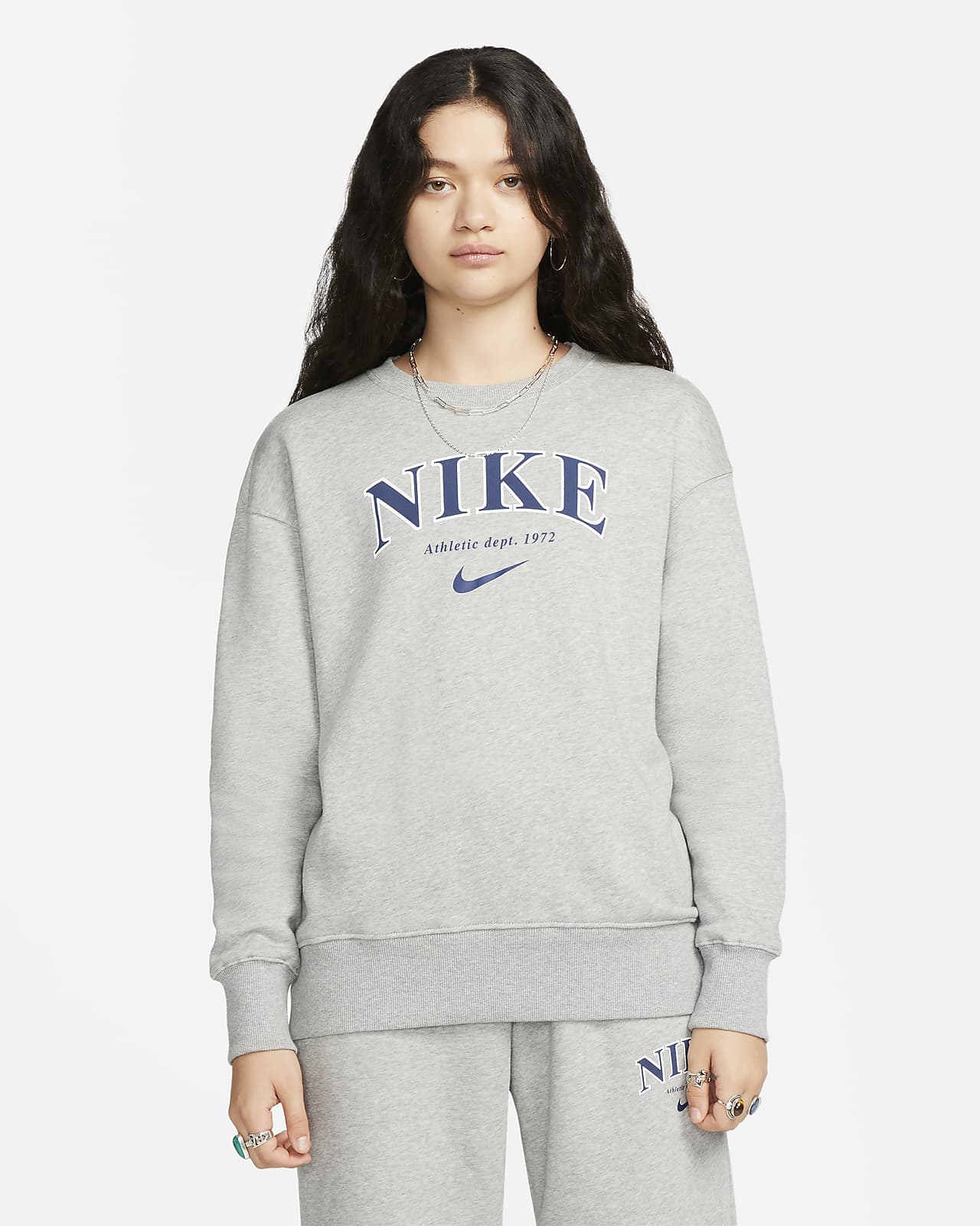 Nike Sportswear Phoenix Fleece Women's Oversized Crew-Neck Sweatshirt ...