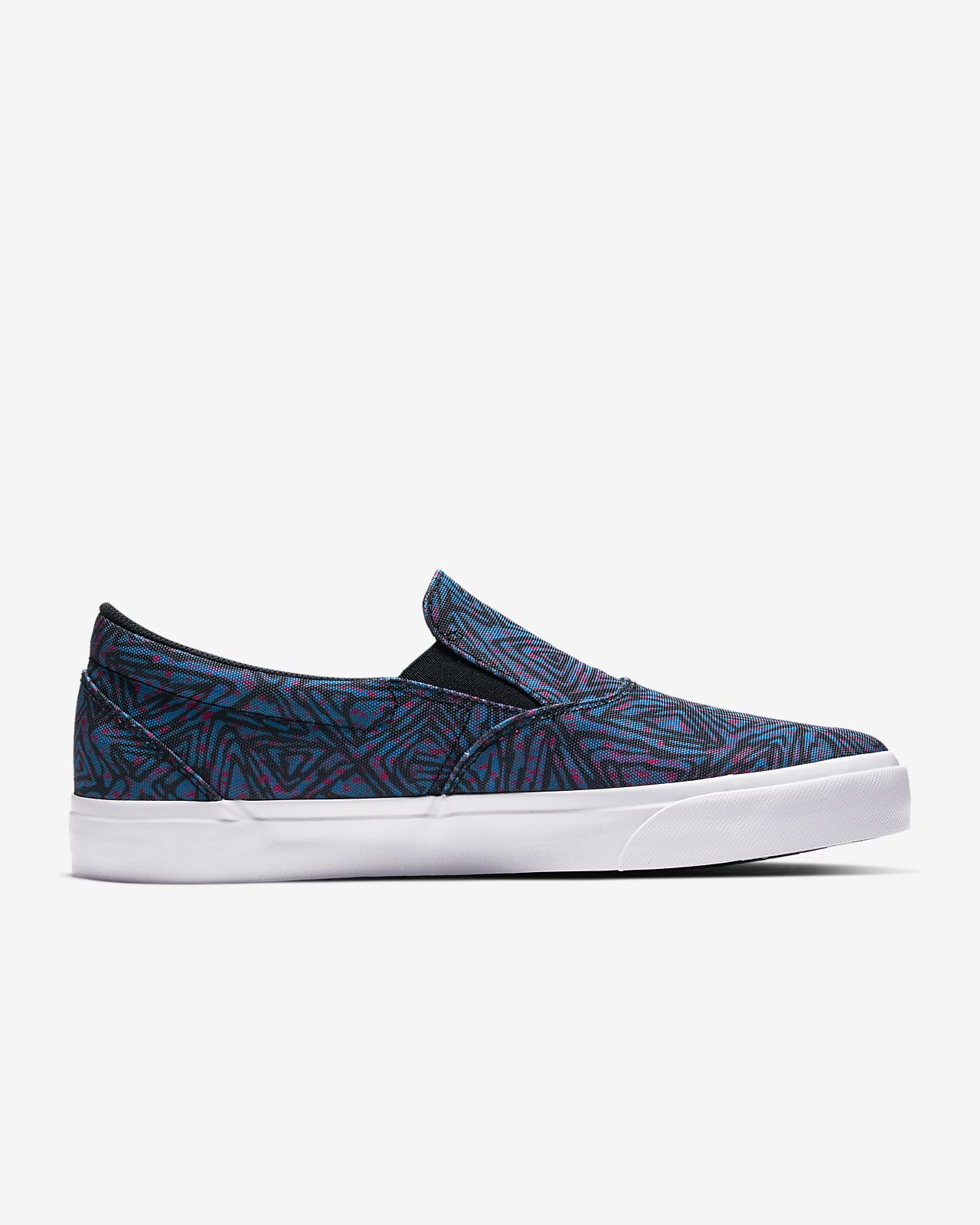 nike slip on blue