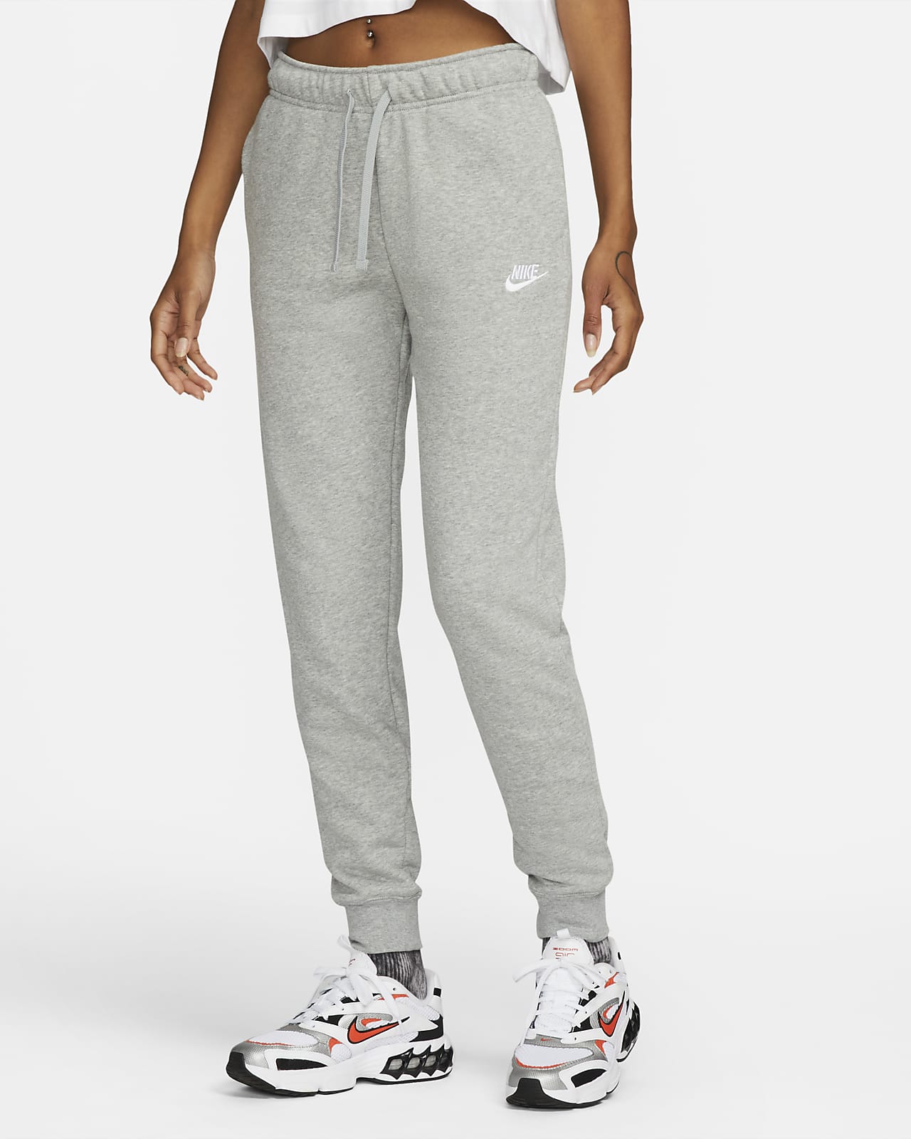 Nike Sportswear Club Fleece Jogginghose mit mittelhohem Bund für Damen