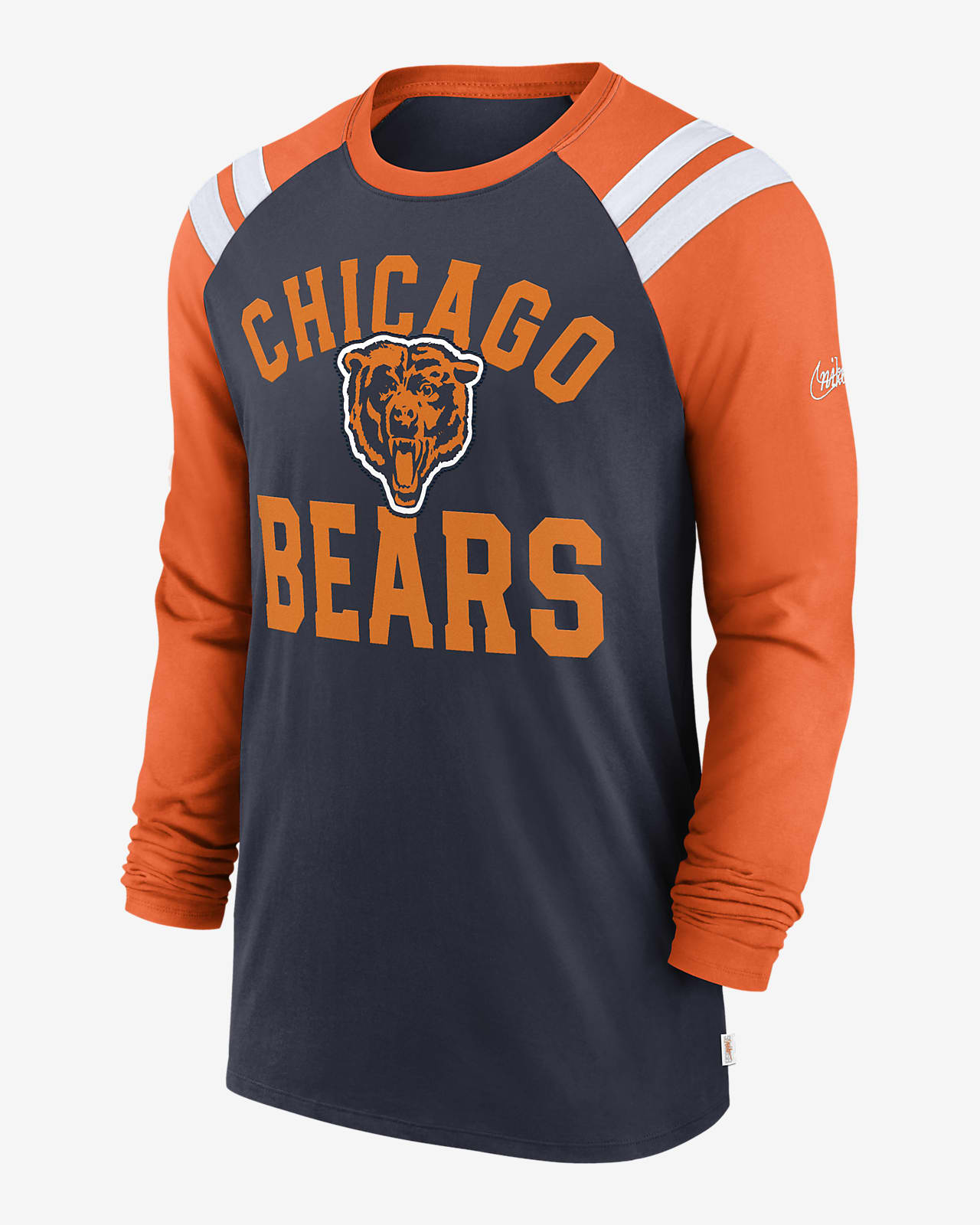Chicago Bears Classic Arc Fashion Men's Nike NFL Long-Sleeve T-Shirt