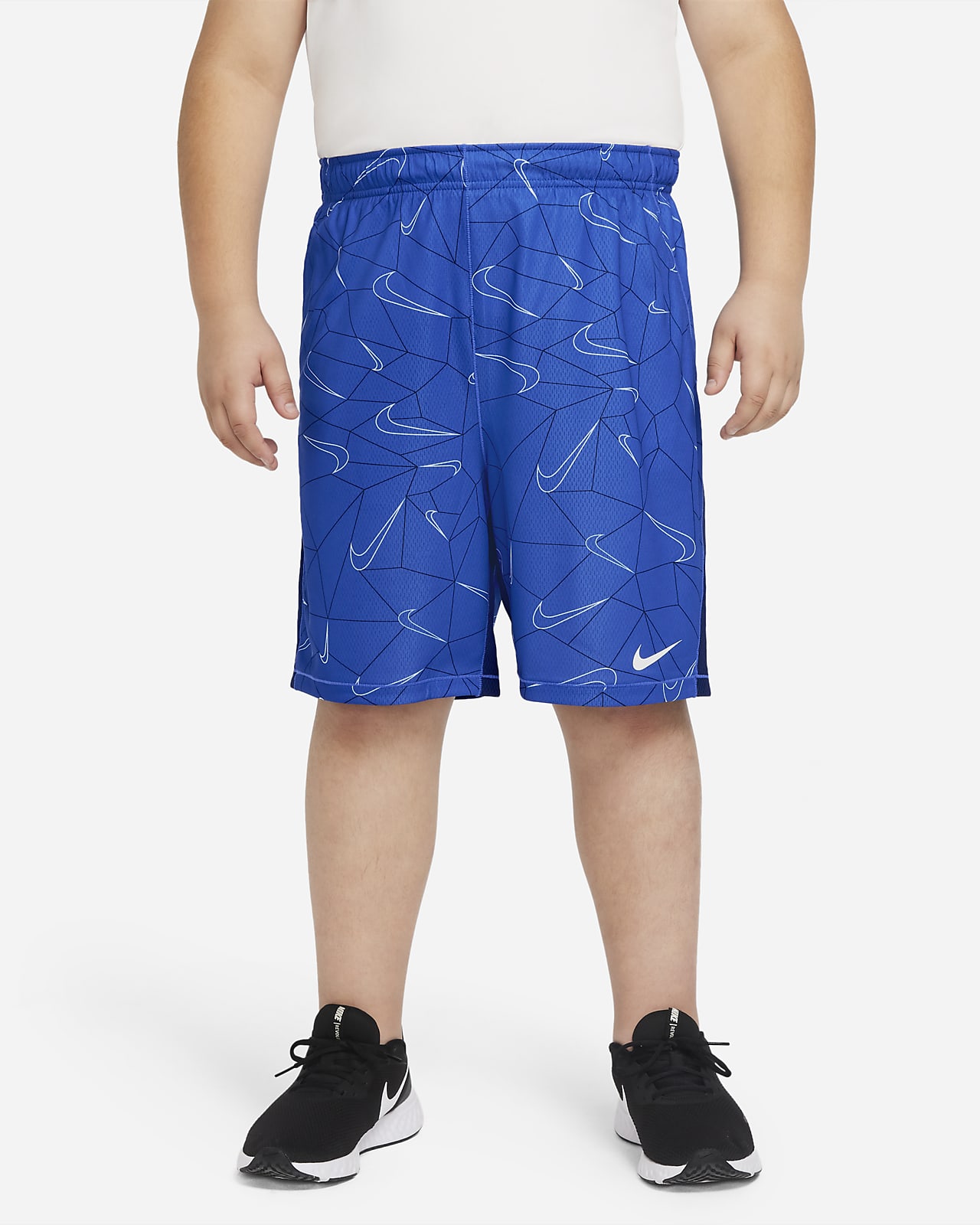 Shorts de entrenamiento estampados para niño talla grande (talla amplia) Nike Dri-FIT