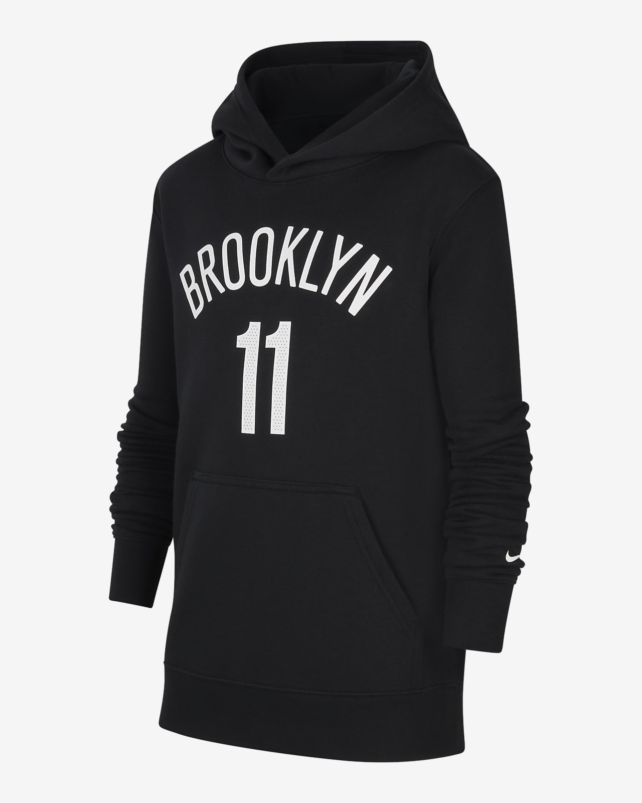 Flísová mikina Nike NBA Brooklyn Nets s kapucí pro větší děti