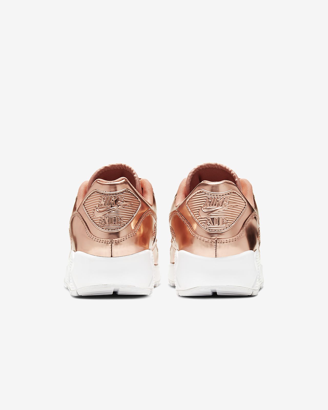 nike rose gold metallic air regular pants