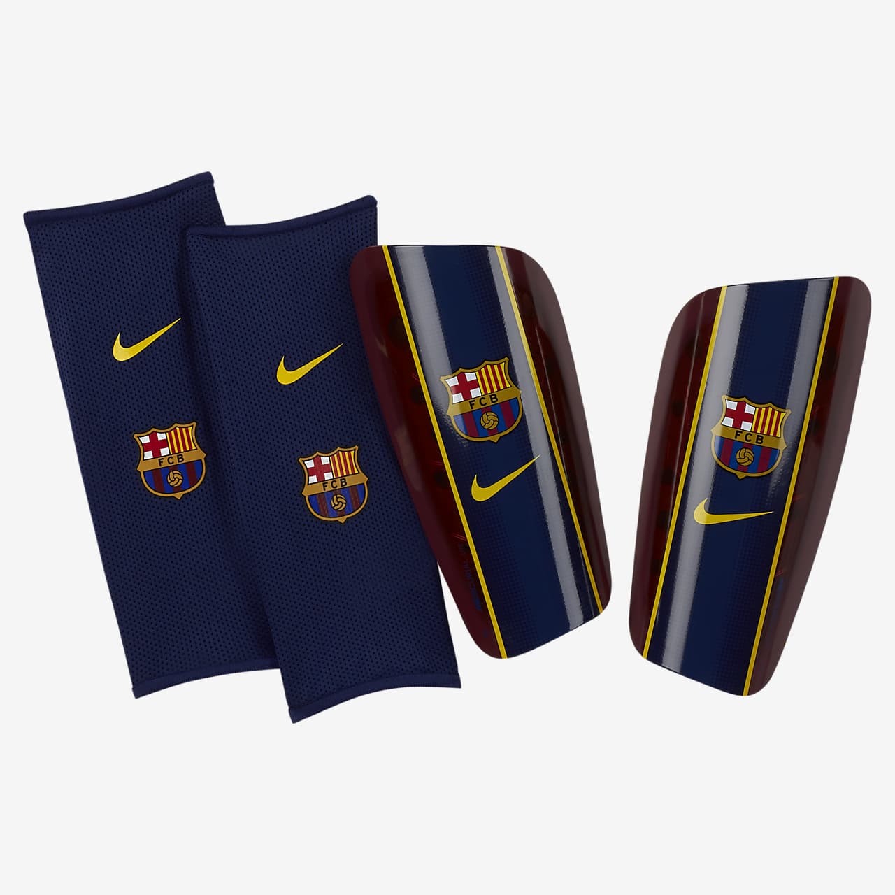 Fc Barcelona Mercurial Lite Football Shinguards Nike Be