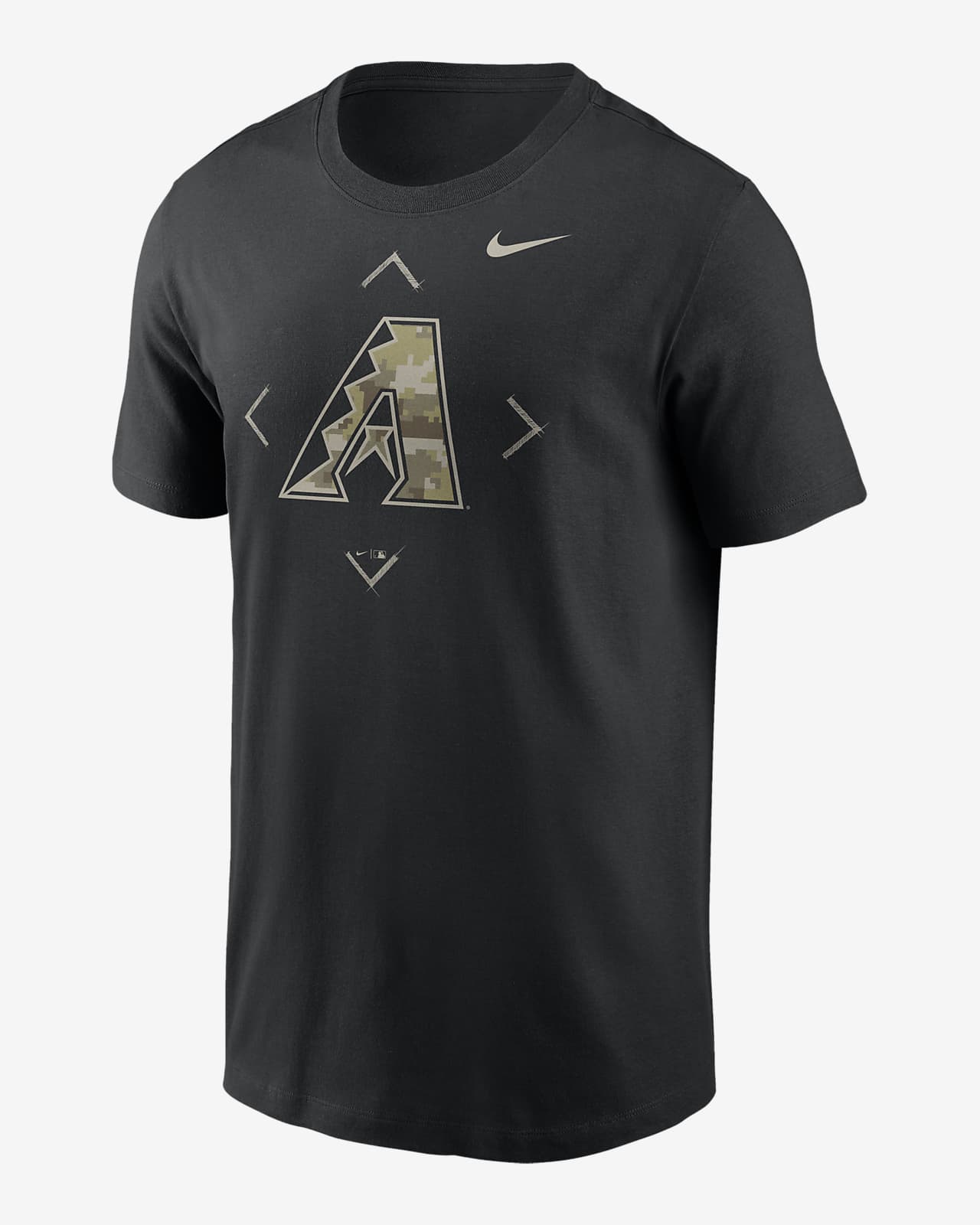 Arizona Diamondbacks Camo Logo Men's Nike MLB T-Shirt