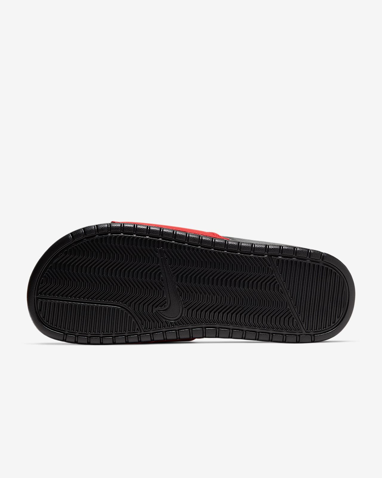 nike benassi red slides