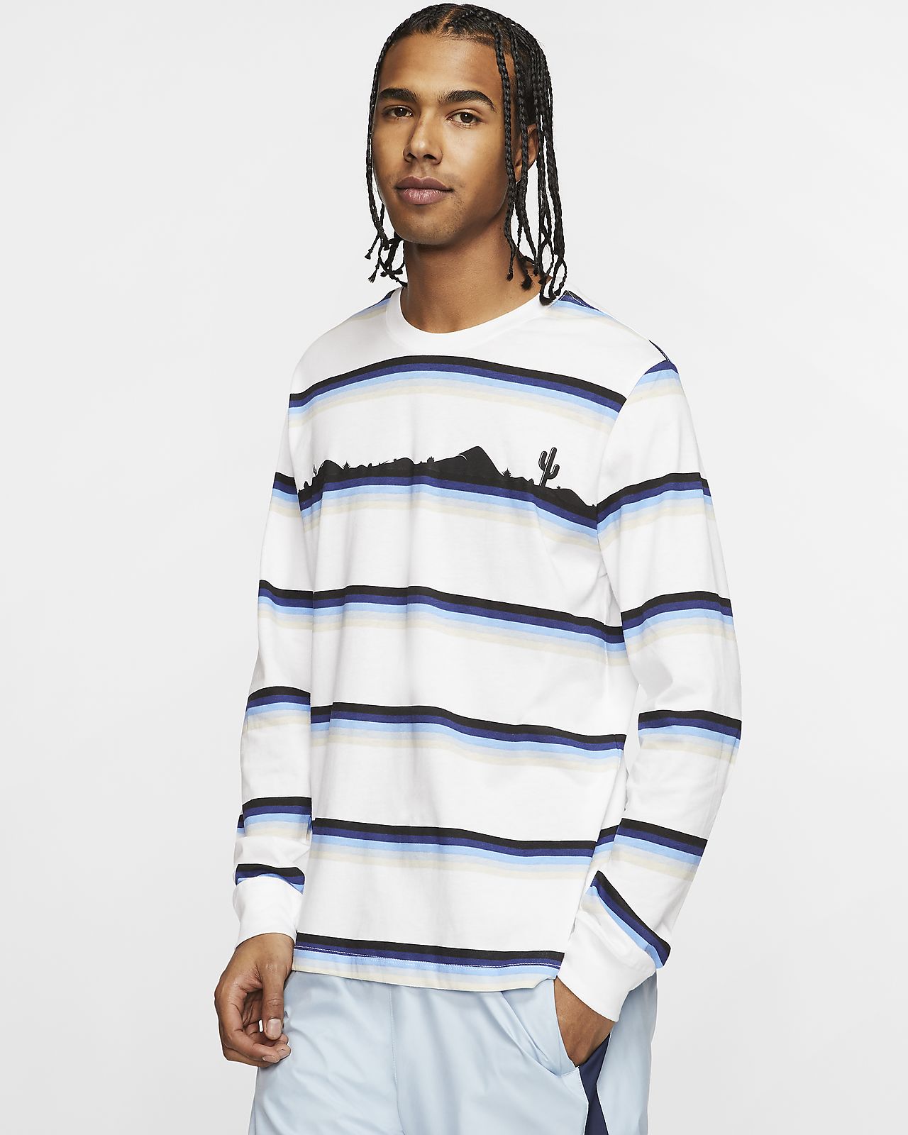 nike sb striped long sleeve