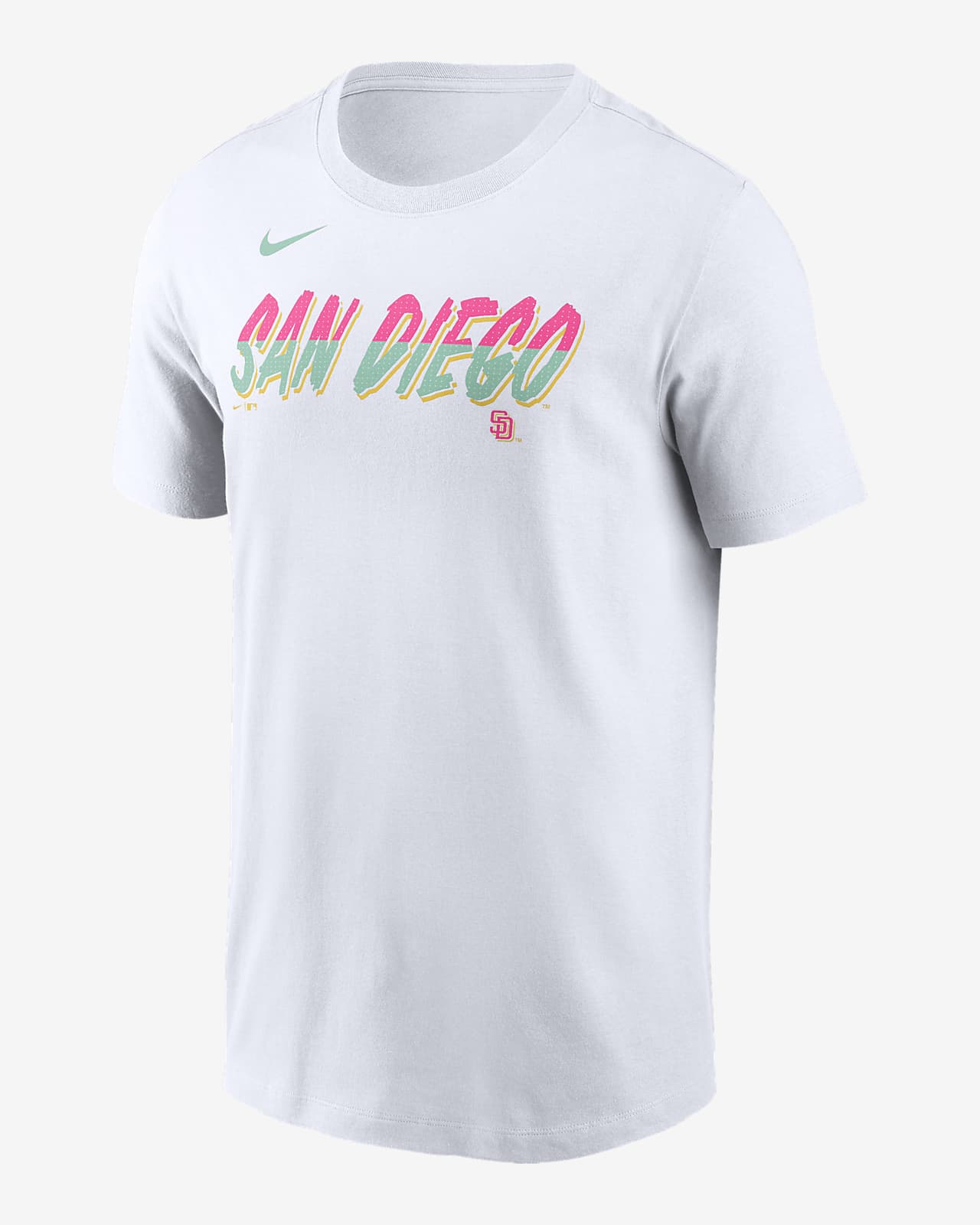 San Diego Padres City Connect Wordmark Men's Nike MLB T-Shirt