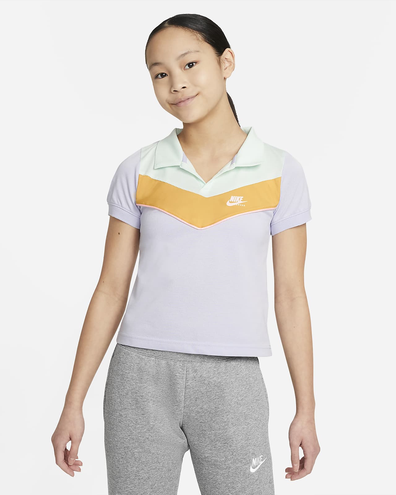 Nike Sportswear Heritage Big Kids' (Girls') Polo