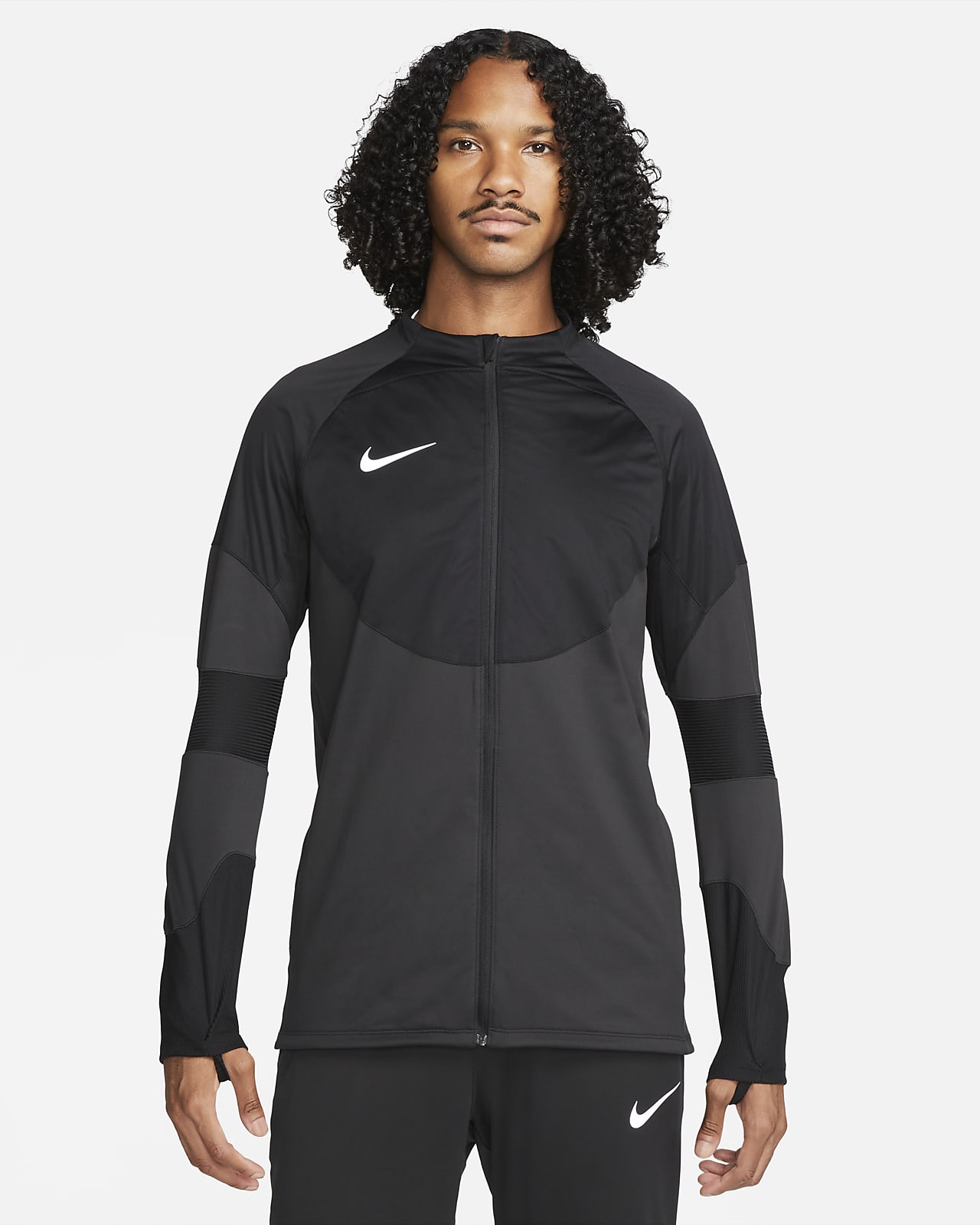 Nike ThermaFIT Strike Winter Warrior Men's FullZip Football Drill Top
