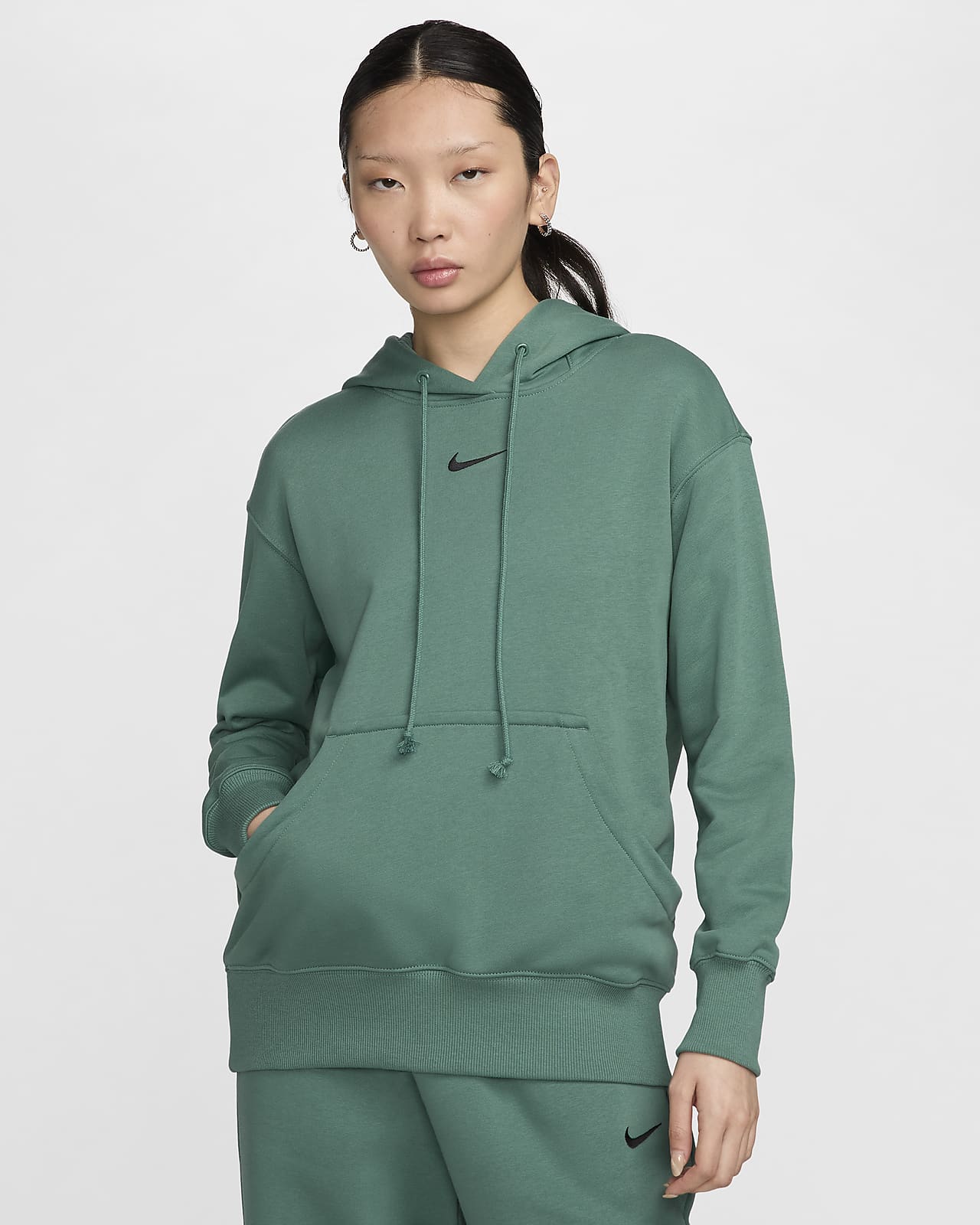 Nike Sportswear Phoenix Fleece 女款寬版套頭法國毛圈布連帽上衣