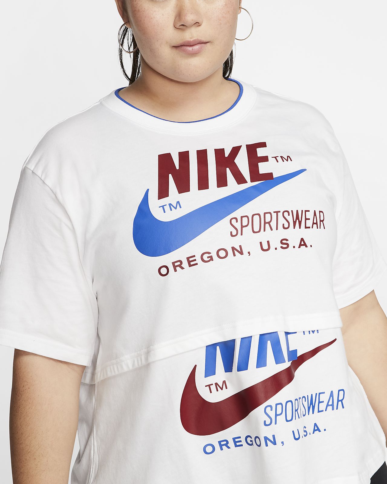 Gynaikeia Kontomanikh Mployza Nike Sportswear Megala Mege8h Nike Gr