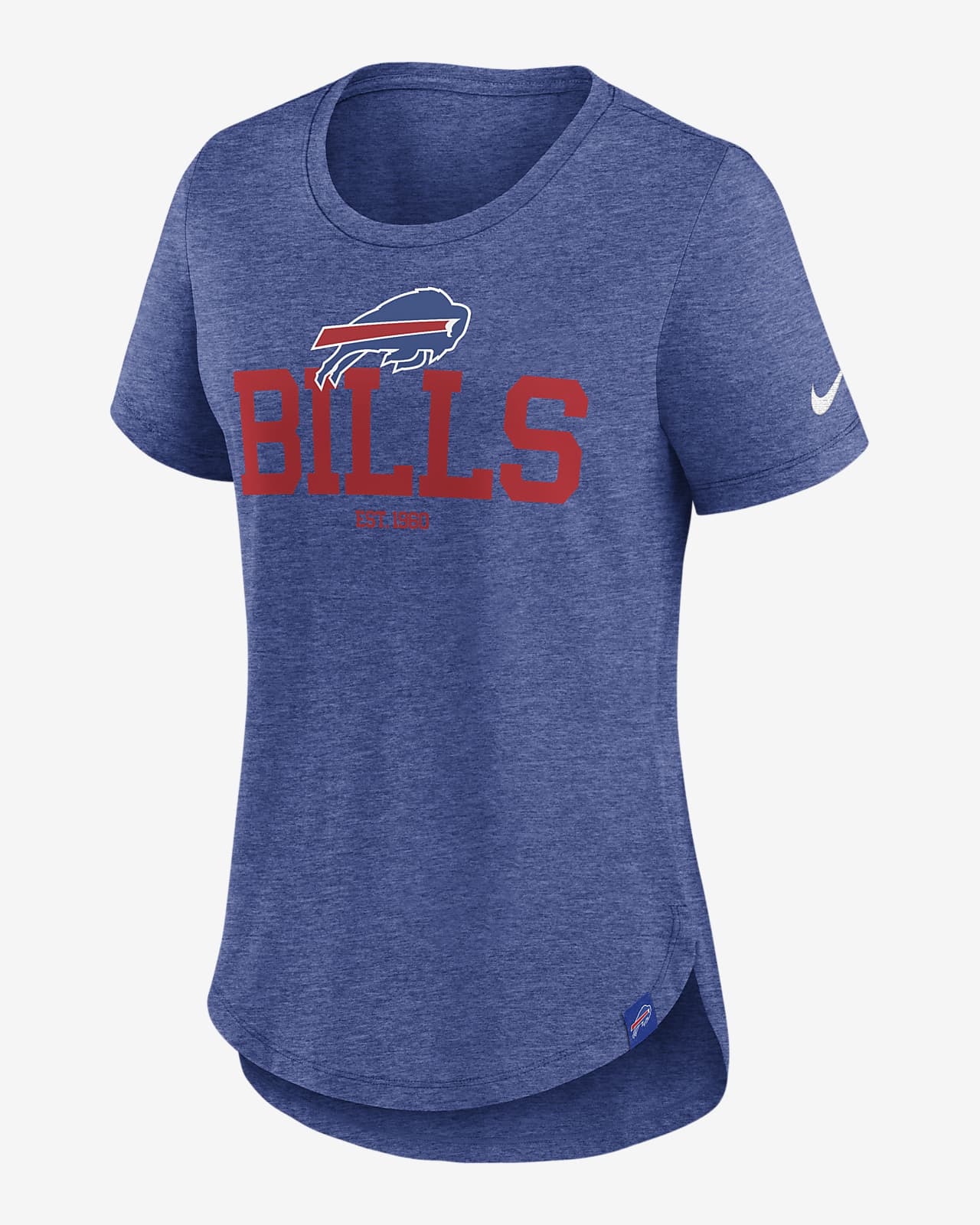 Playera Nike de la NFL para mujer Buffalo Bills