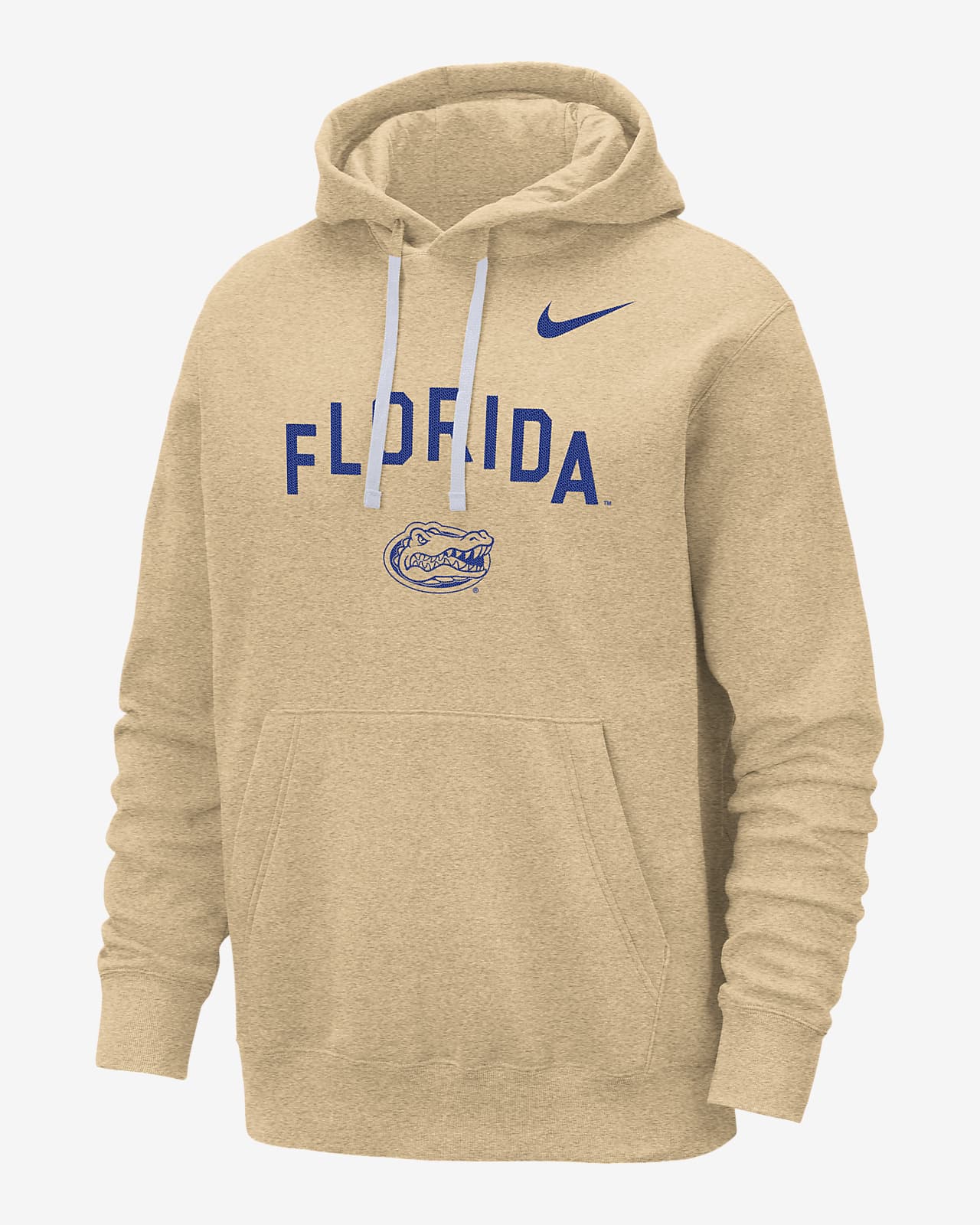 Sudadera con gorro sin cierre universitaria Nike para hombre Florida Club Fleece