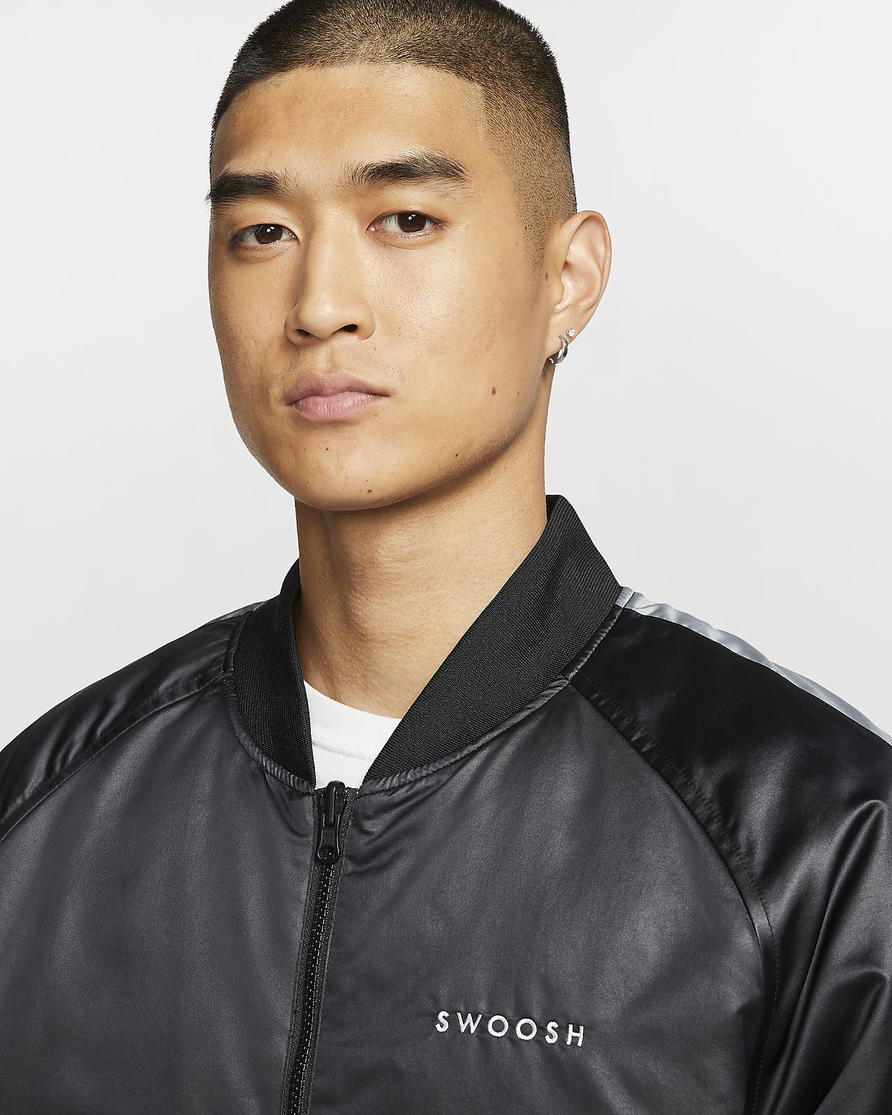 nike nsw woven moto jacket