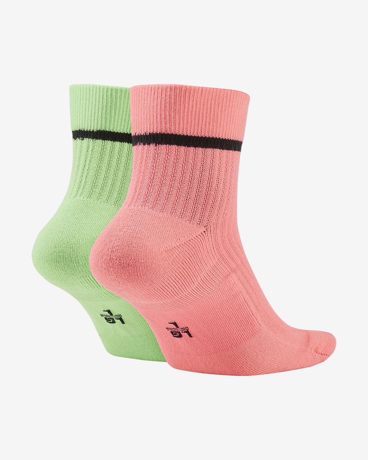 pink jordan socks