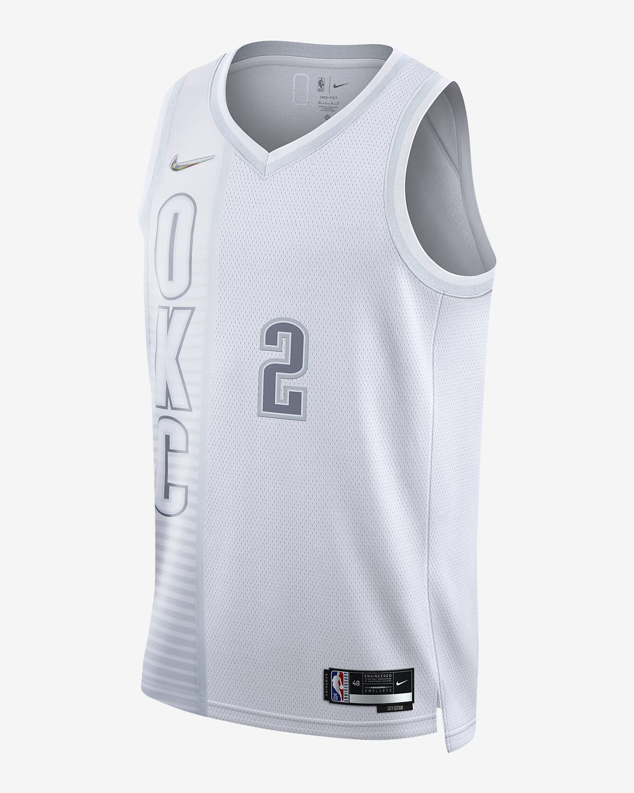 Oklahoma City Thunder City Edition Nike Dri-FIT NBA Swingman-trøje