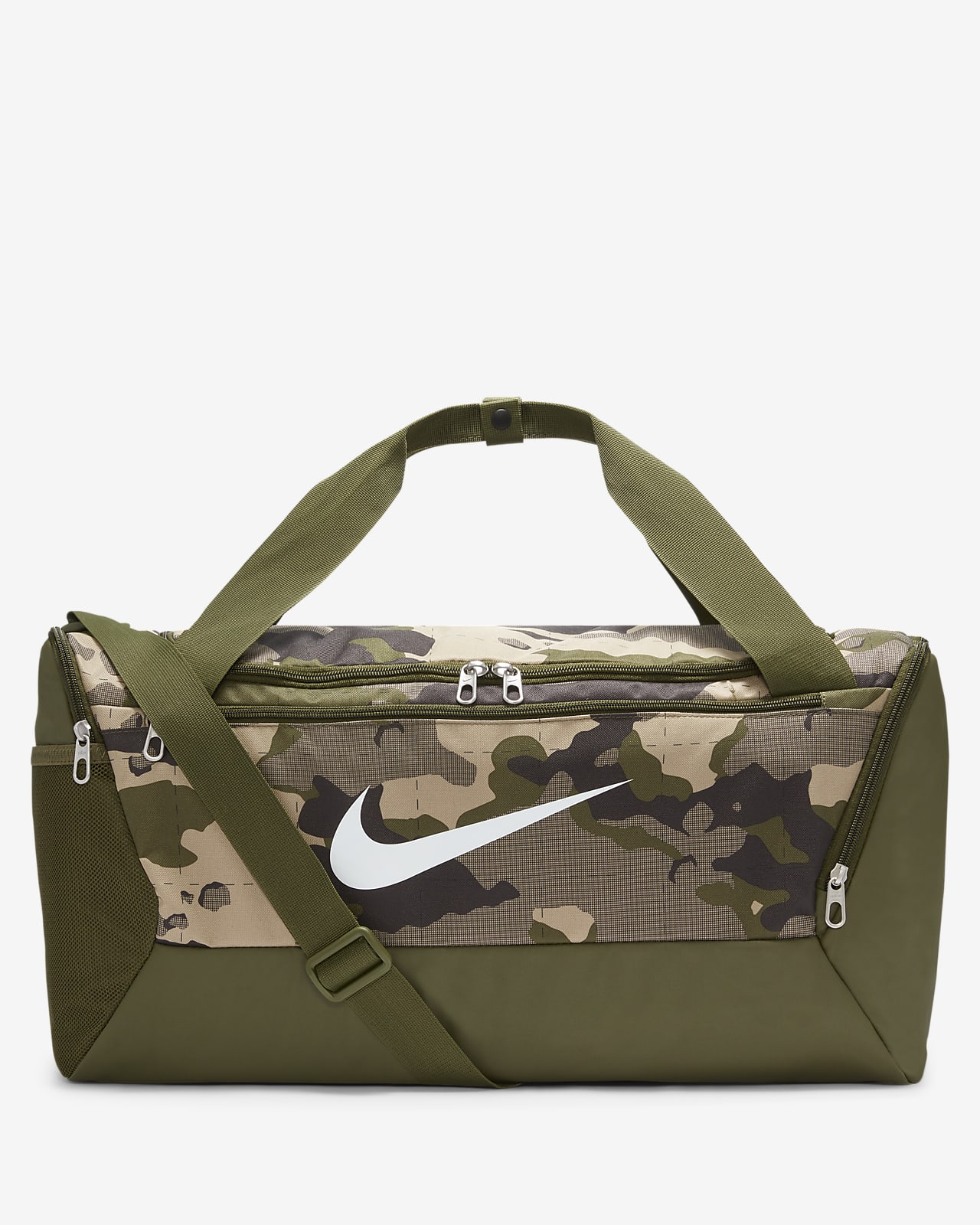 Sac de sport de training camouflage Nike Brasilia (petite taille, 41 L)