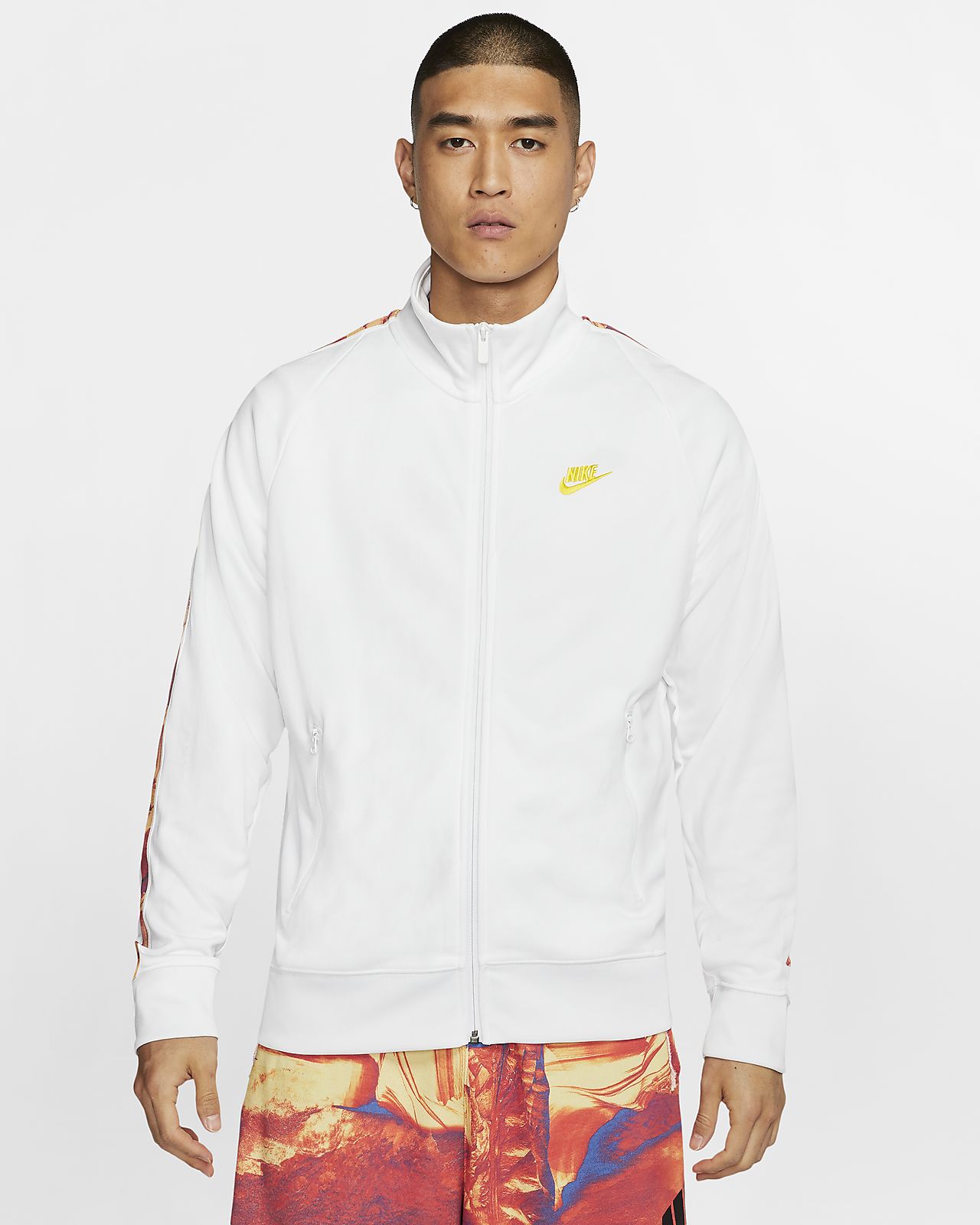 nike tribute hoodie white