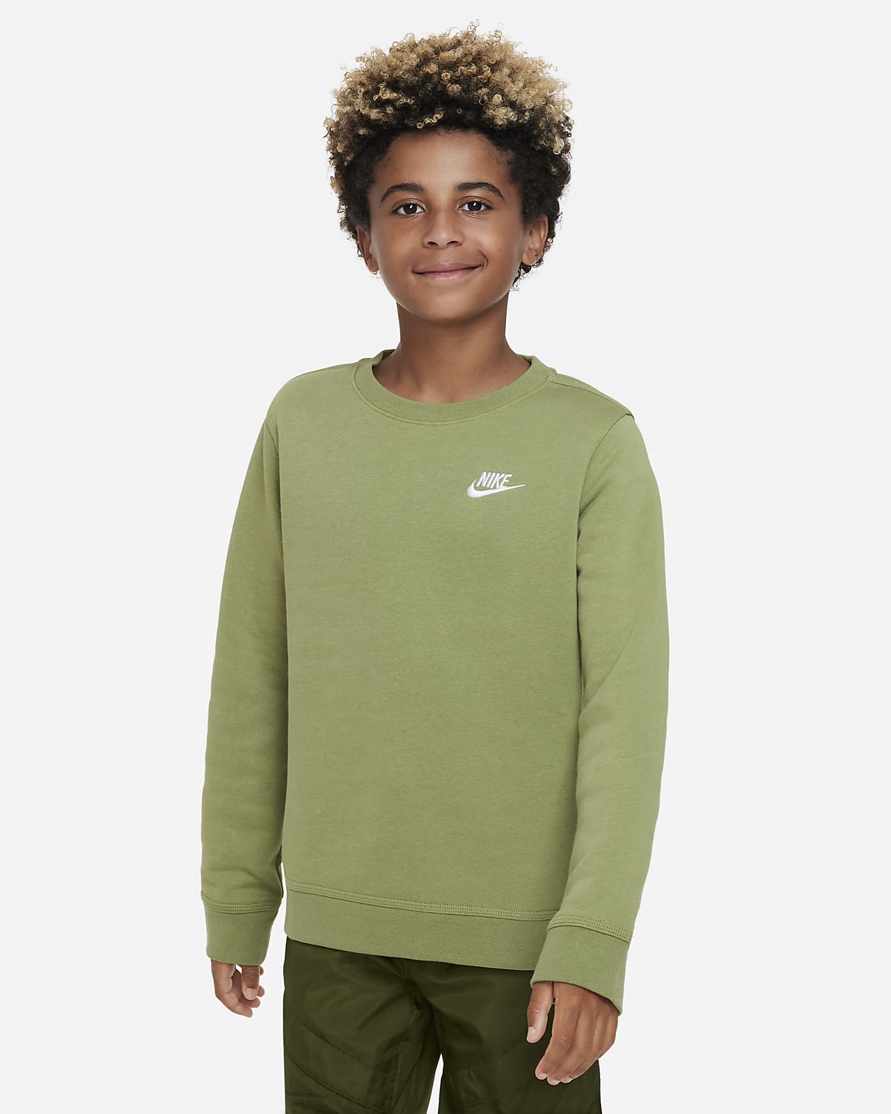 Nike Sportswear Club-sweatshirt til større børn (drenge)