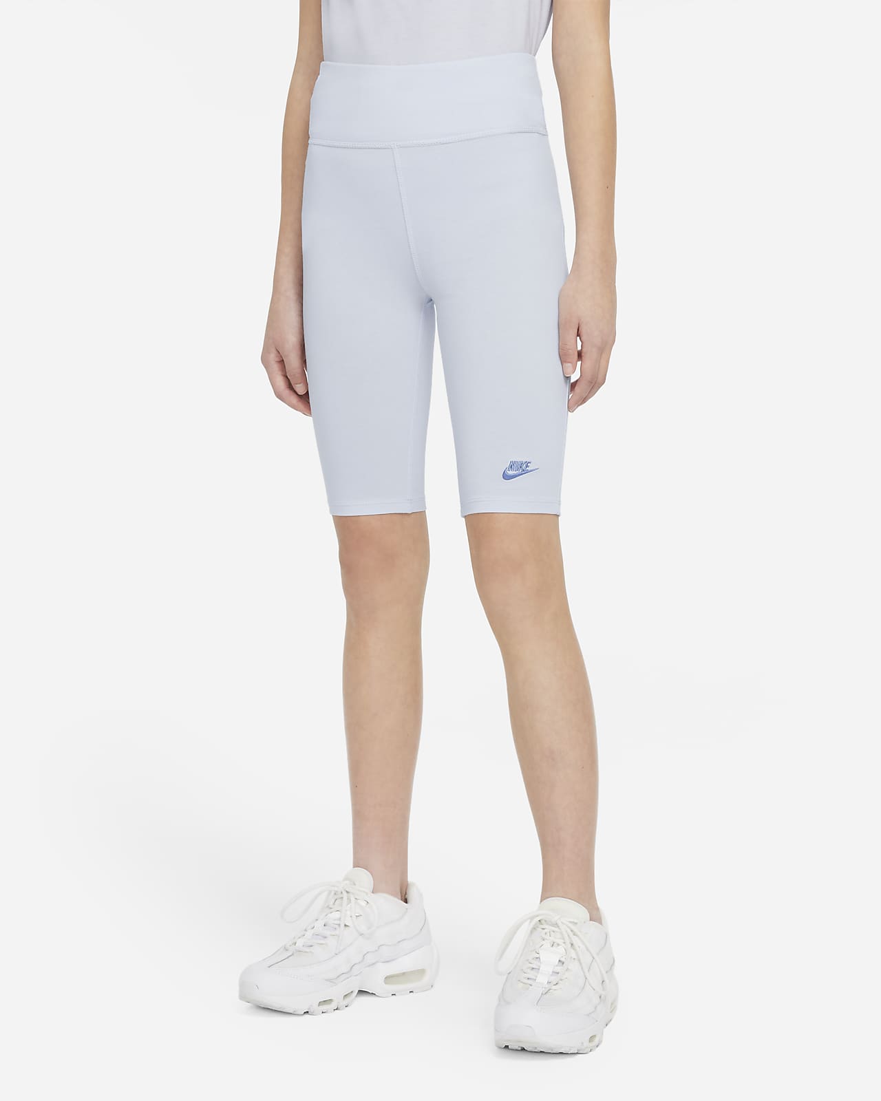 Nike Sportswear Radshorts mit hohem Bund für ältere Kinder (Mädchen) (ca. 23 cm)