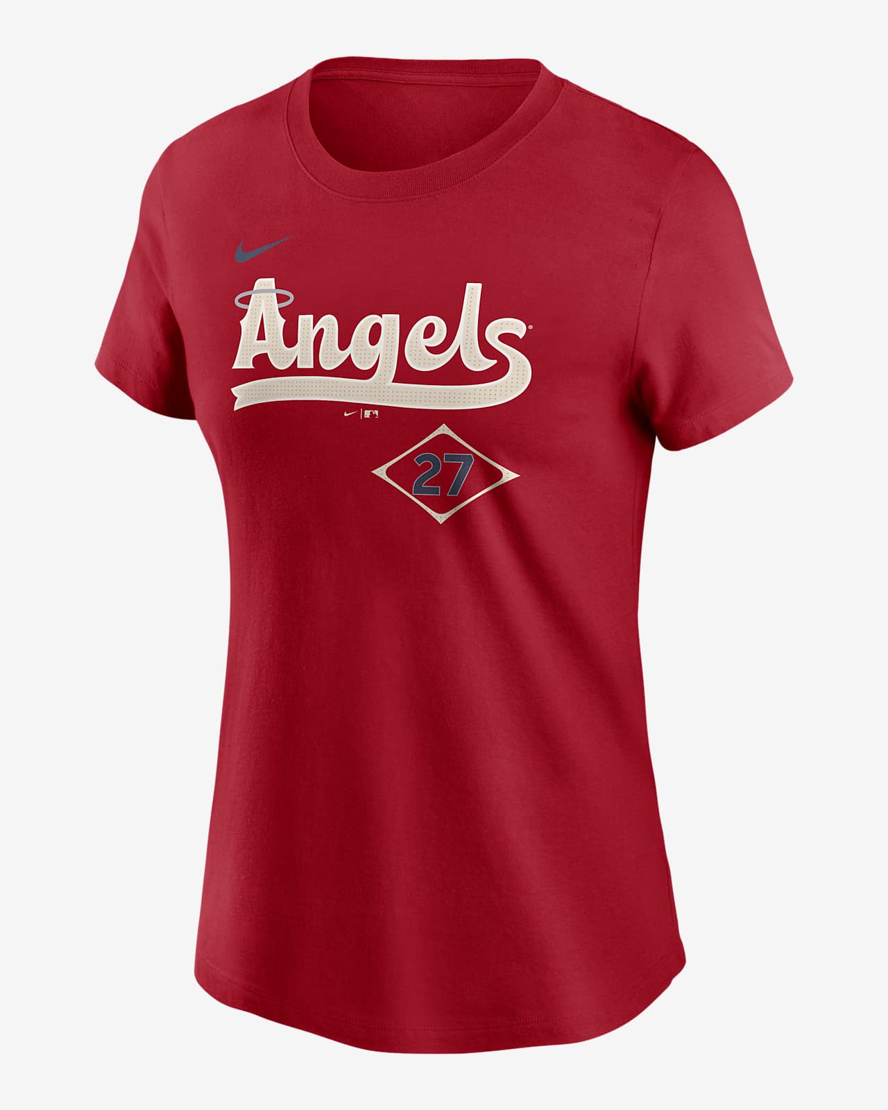Mike Trout Los Angeles Angels City Connect Fuse Women's Nike MLB T-Shirt