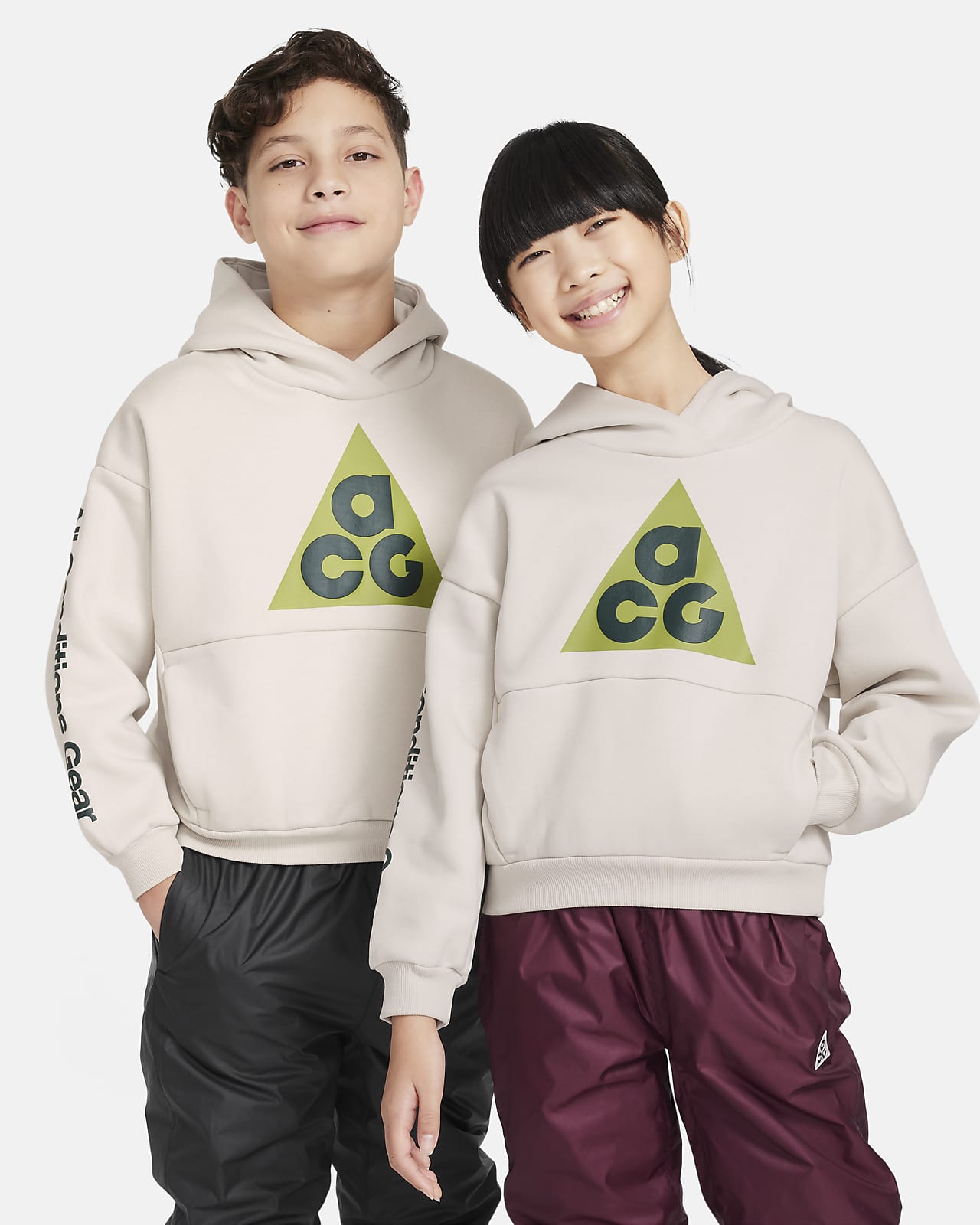 Nike ACG Icon Fleece kapucnis, belebújós pulóver nagyobb gyerekeknek