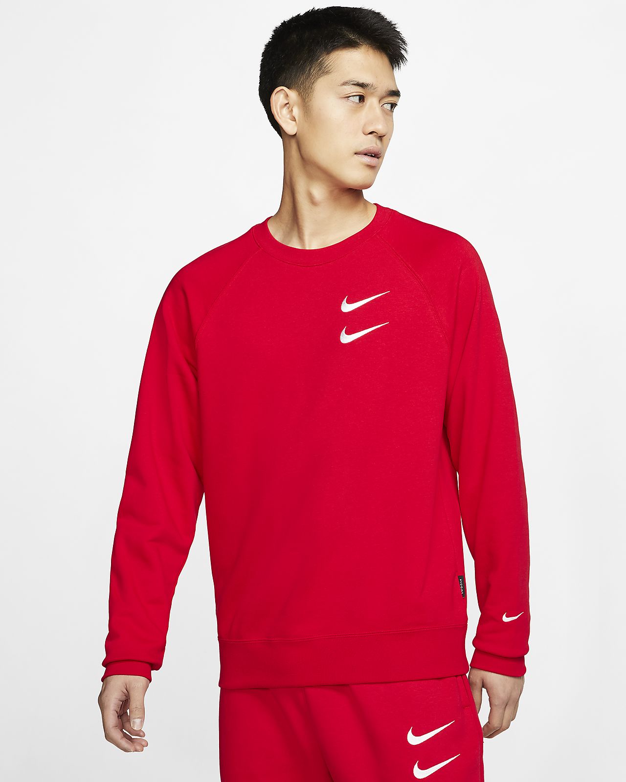 nike sportswear swoosh french terry pants